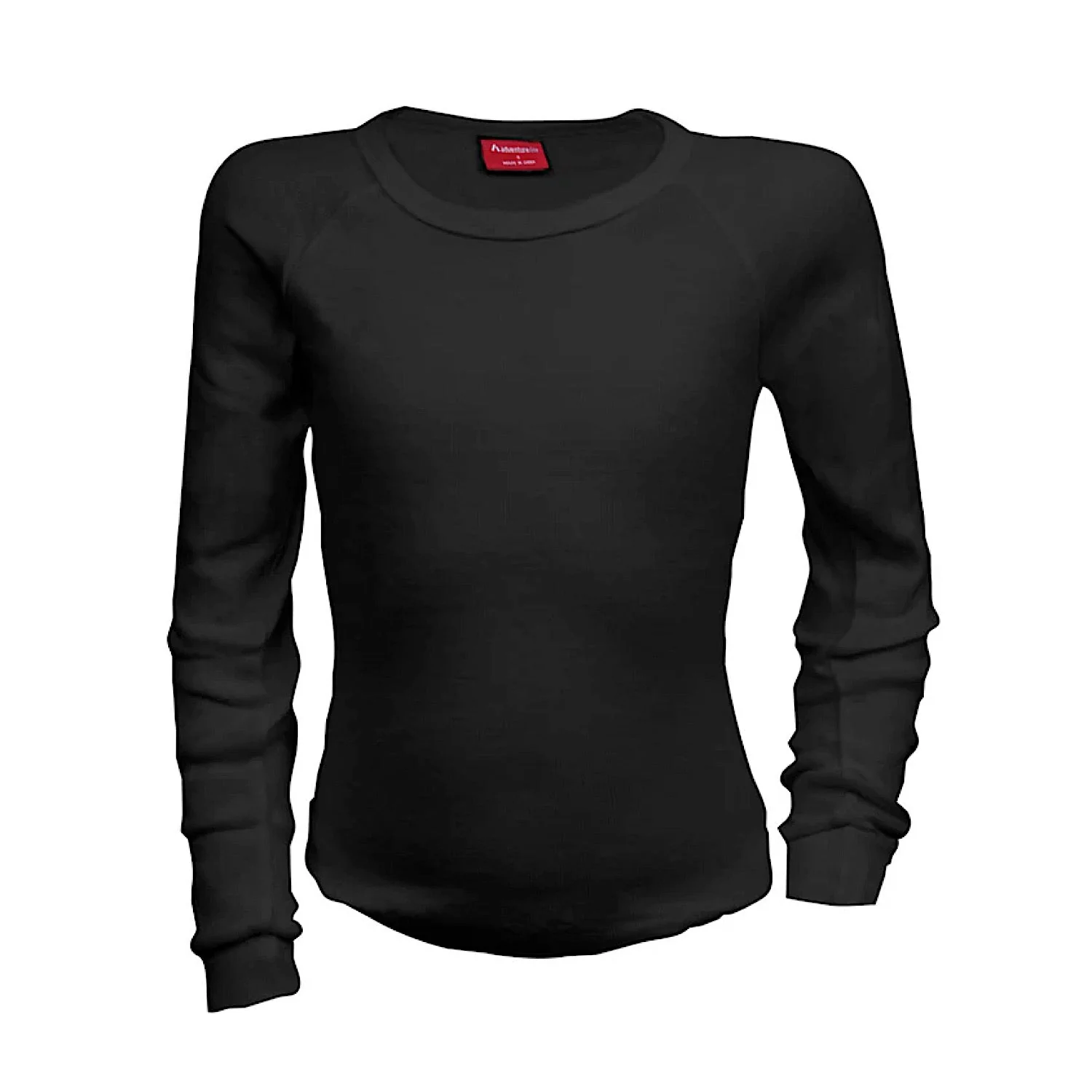 Adventureline Kid's Thermo Long Sleeve Crew - Black