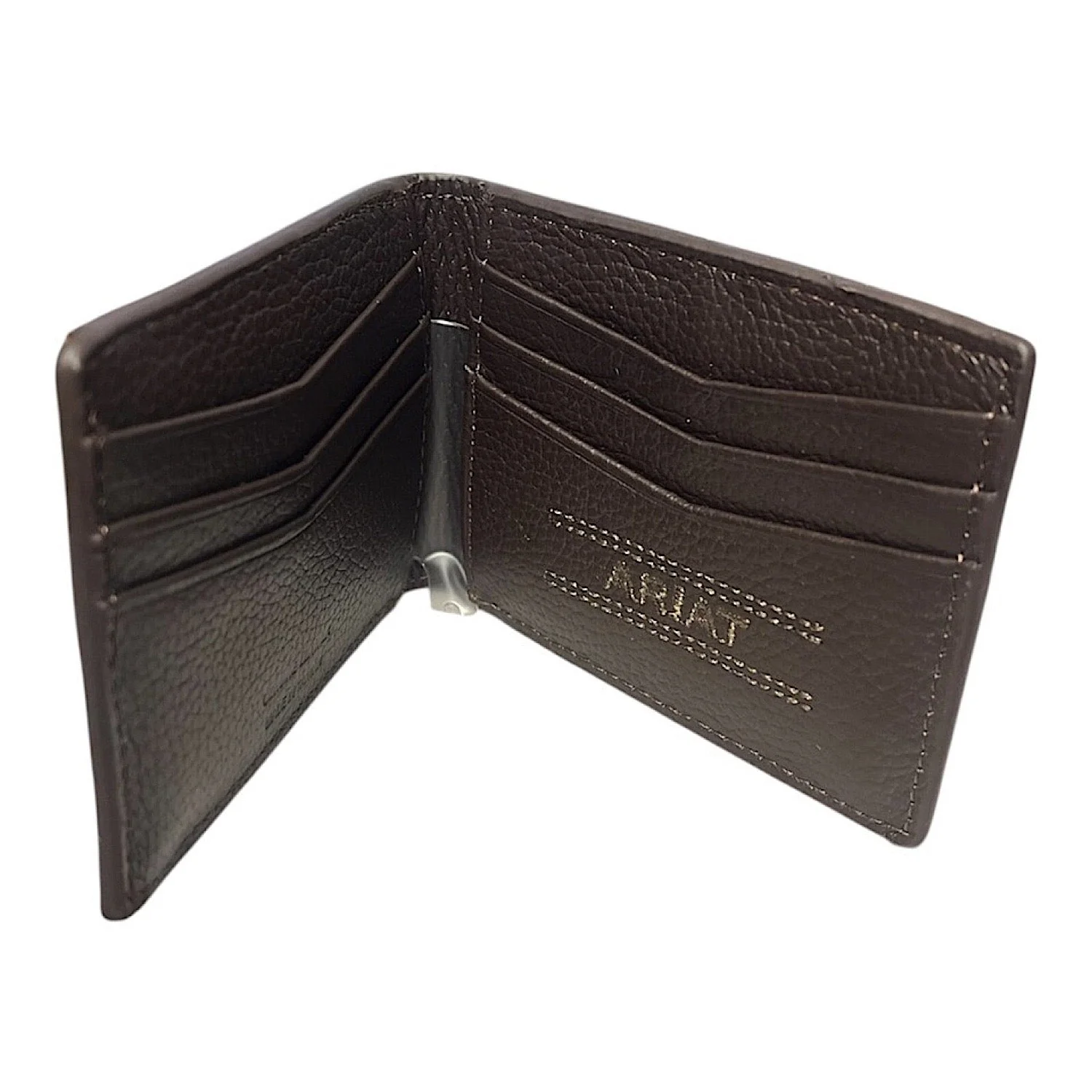 Ariat Bifold Money Clip Wallet Southwest Diamond Lace - Brown - Image 2