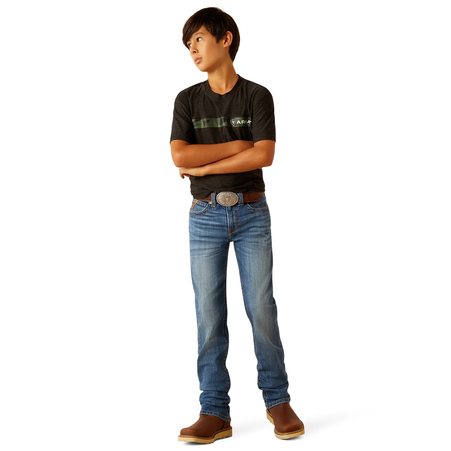 Ariat Boy's B5 Slim Straight Leg Norwich Jean - Cory - Image 6
