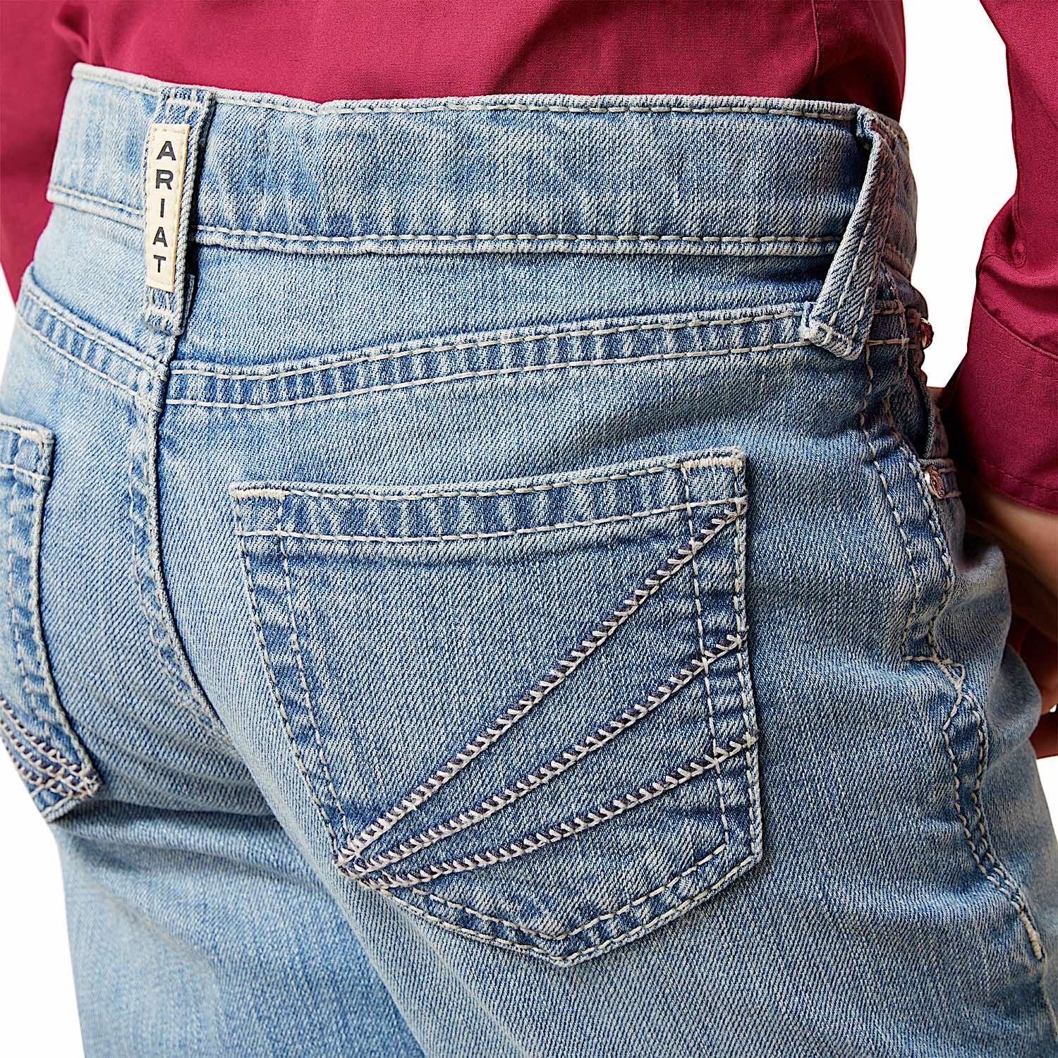 Ariat Girl's Aisha Boot Cut Jeans - Porto - Image 6