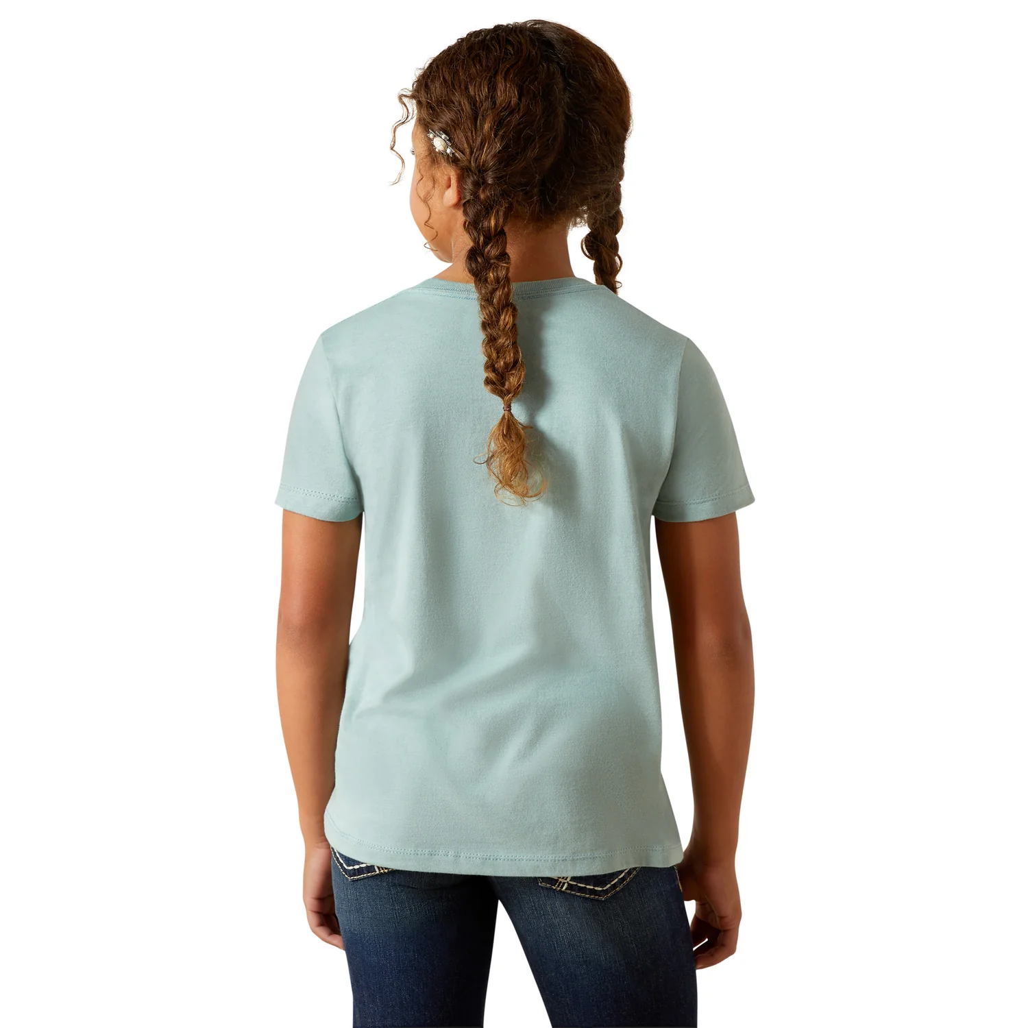 Ariat Girl's Wild Spirits Tee - Rivergreen - Image 2