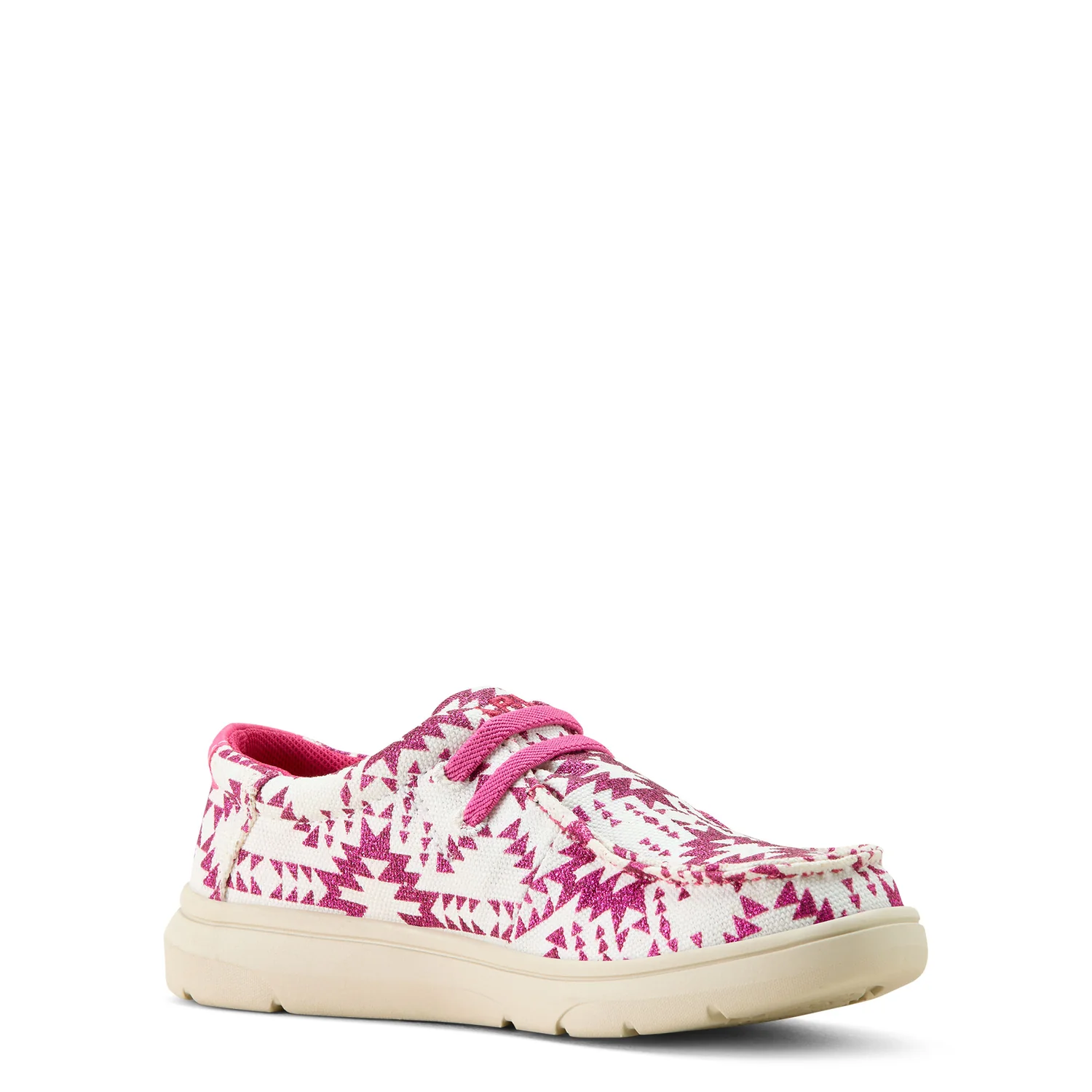 Ariat Kid's Hilo - Bright Rose/Southwestern Glitter - Image 3