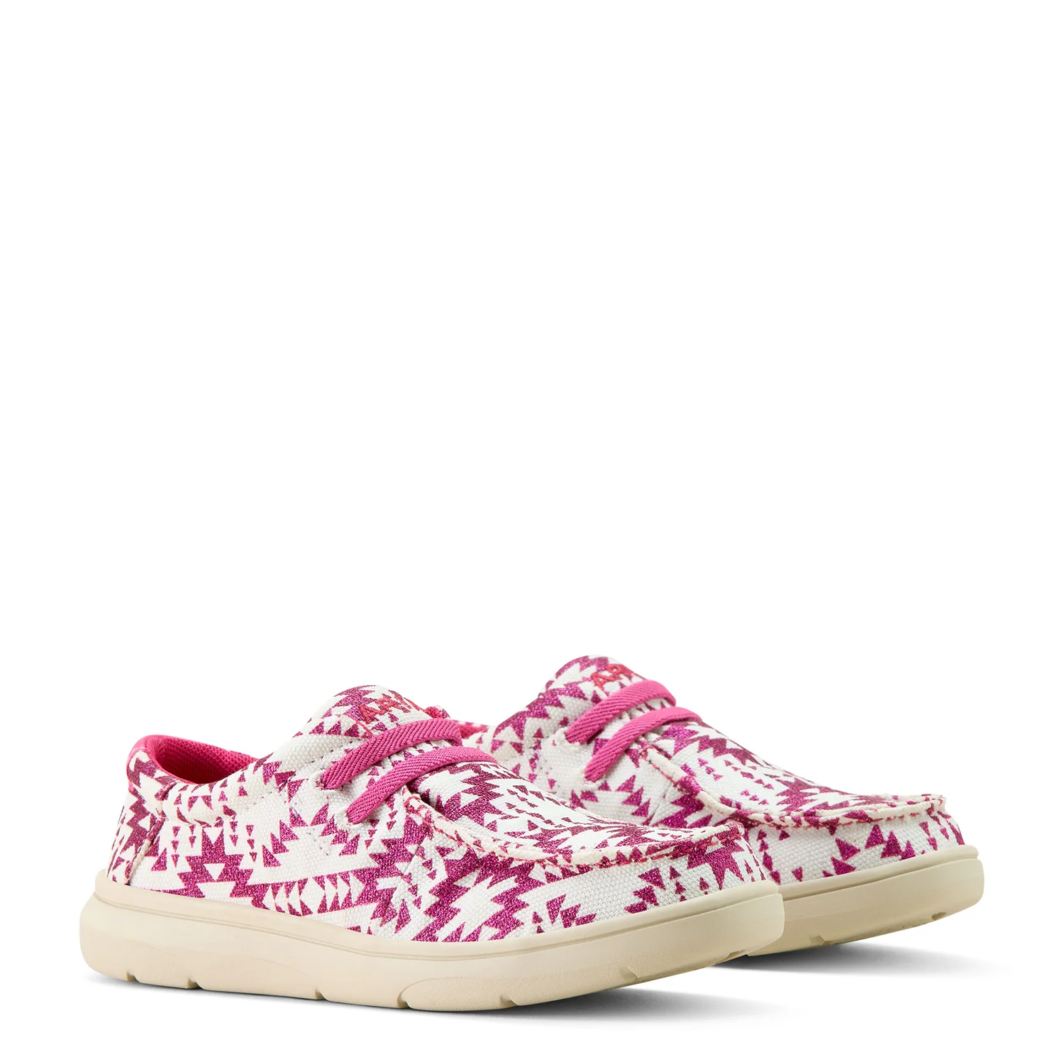 Ariat Kid's Hilo - Bright Rose/Southwestern Glitter - Image 4