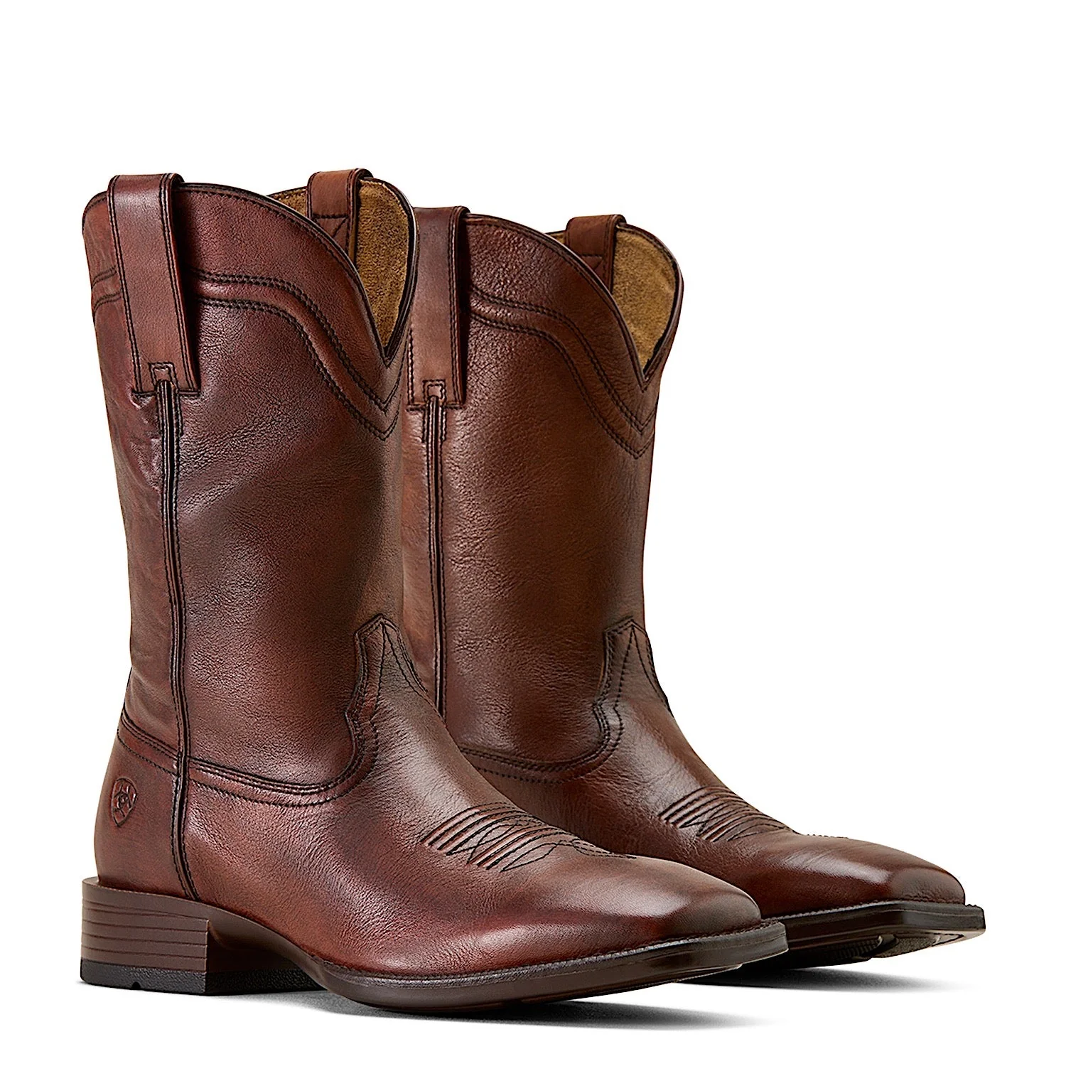 Ariat Men's Alden Wide Square Toe Western Boot - Honey Bee - Image 7