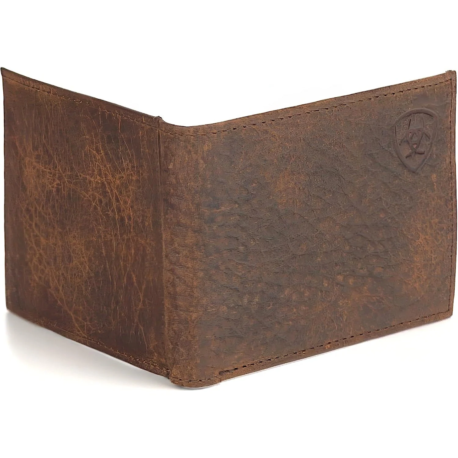 Ariat Men's Bifold Wallet Shield Logo - Brown - Image 2