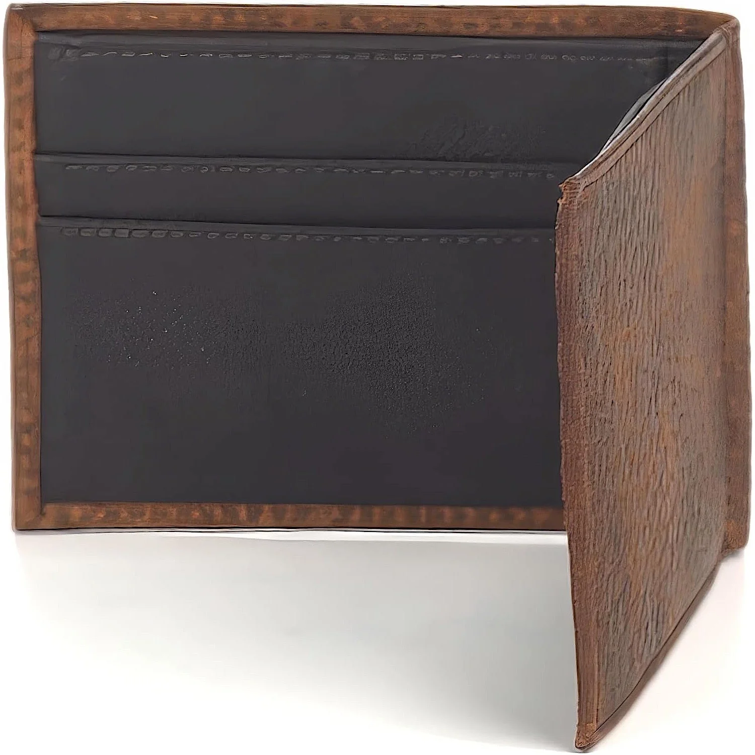 Ariat Men's Bifold Wallet Shield Logo - Brown - Image 4