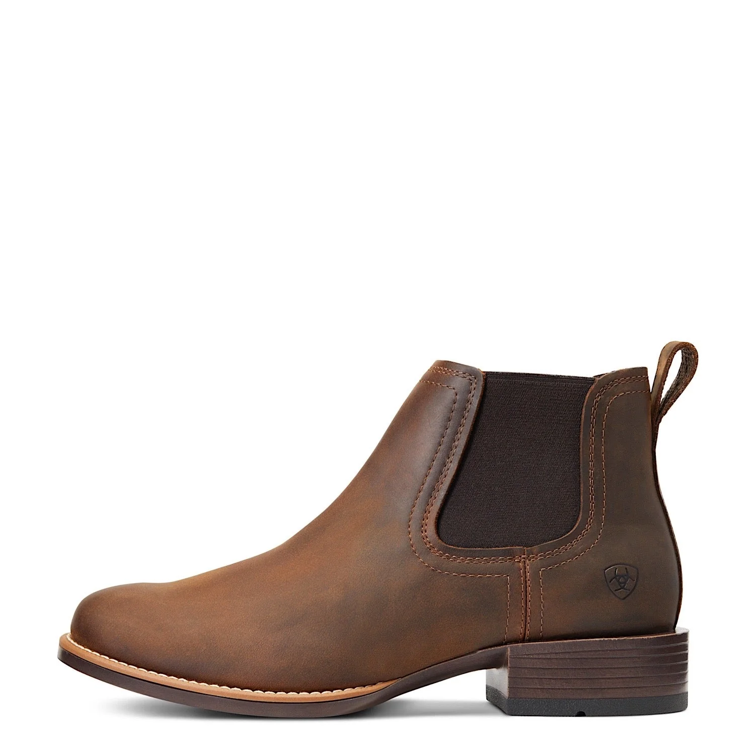 Ariat Men's Booker Ultra Round Toe Distressed Brown - Image 2