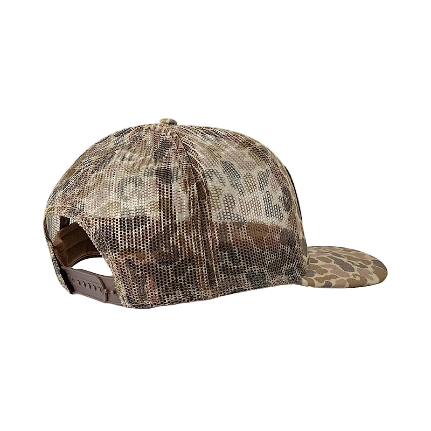 Ariat Men's Cap Duck Camo Patch Mesh Snap Back - Cream / Beige - Image 2