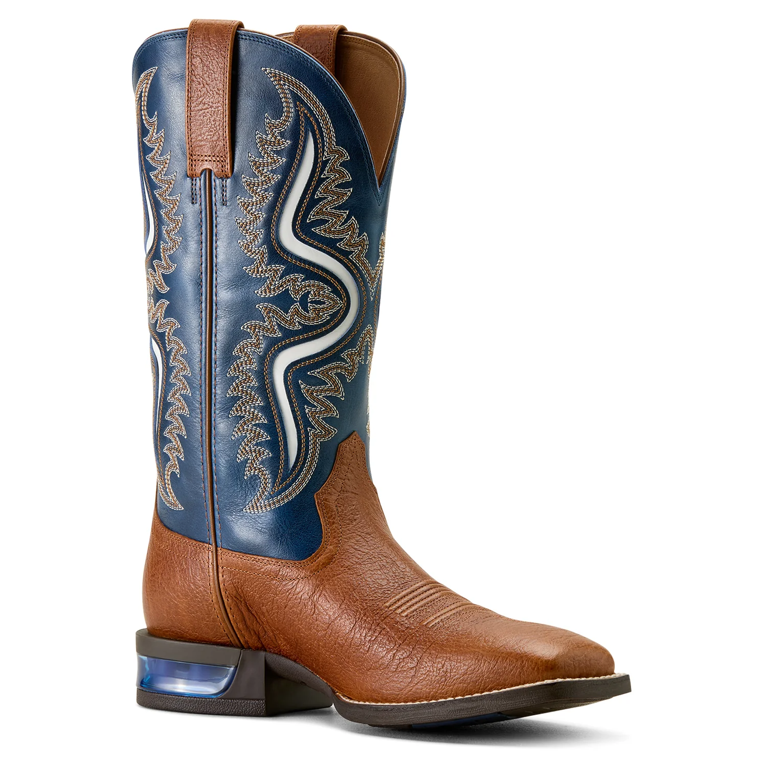 Ariat Men's Captivate Cowboy Western Boot - Red Oak/Deep Blue - Image 3