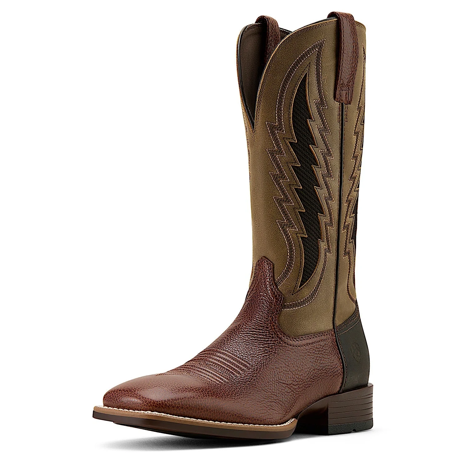 Ariat Men's Dakota Venttek Western Cowboy Boot - Beasty Brown/Brown Bomber