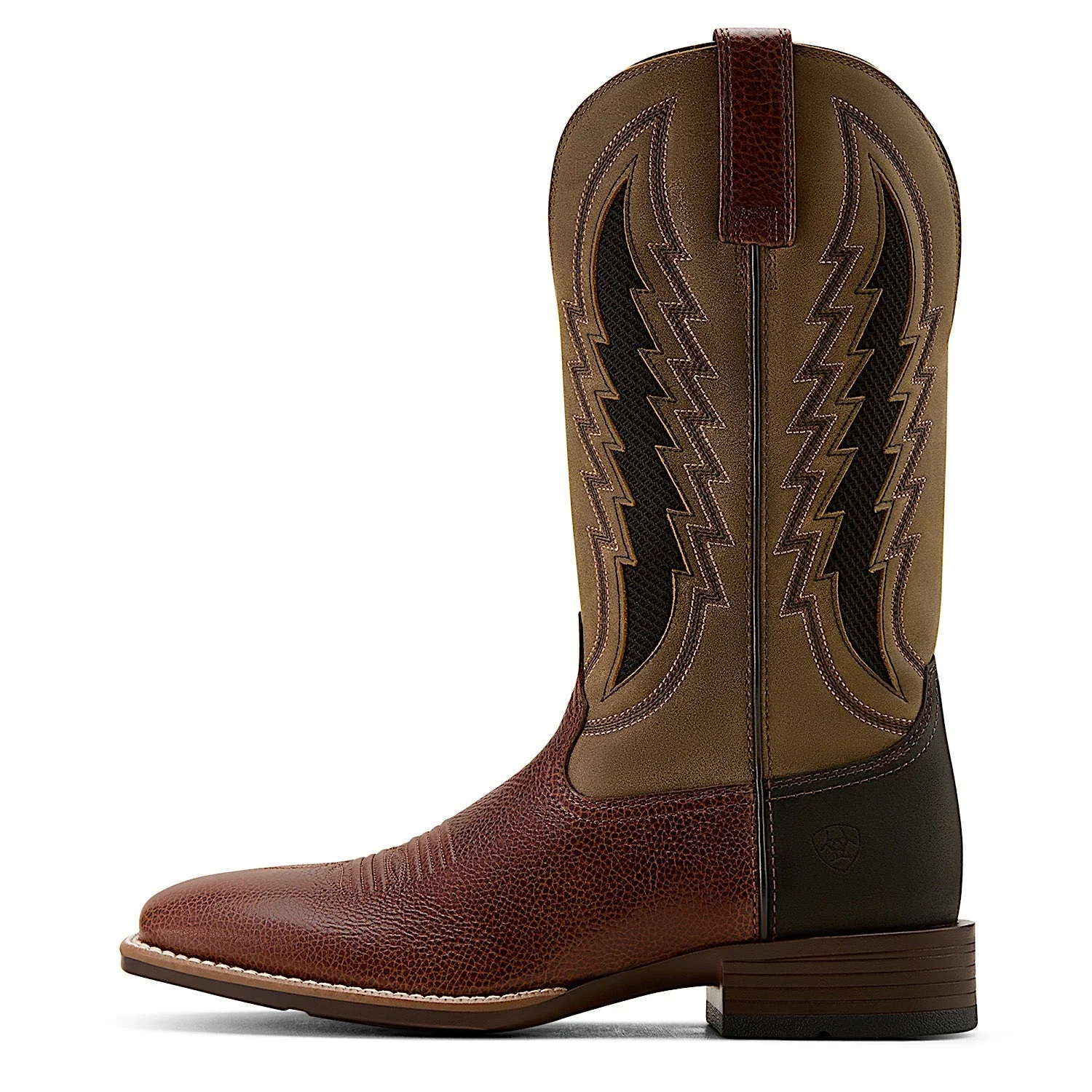 Ariat Men's Dakota Venttek Western Cowboy Boot - Beasty Brown/Brown Bomber - Image 2