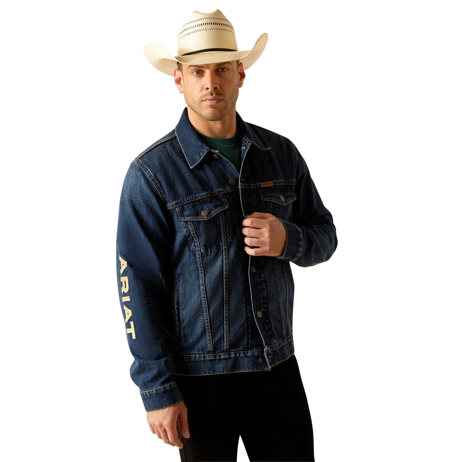Ariat Men's Denim Team Trucker Jacket - Richford