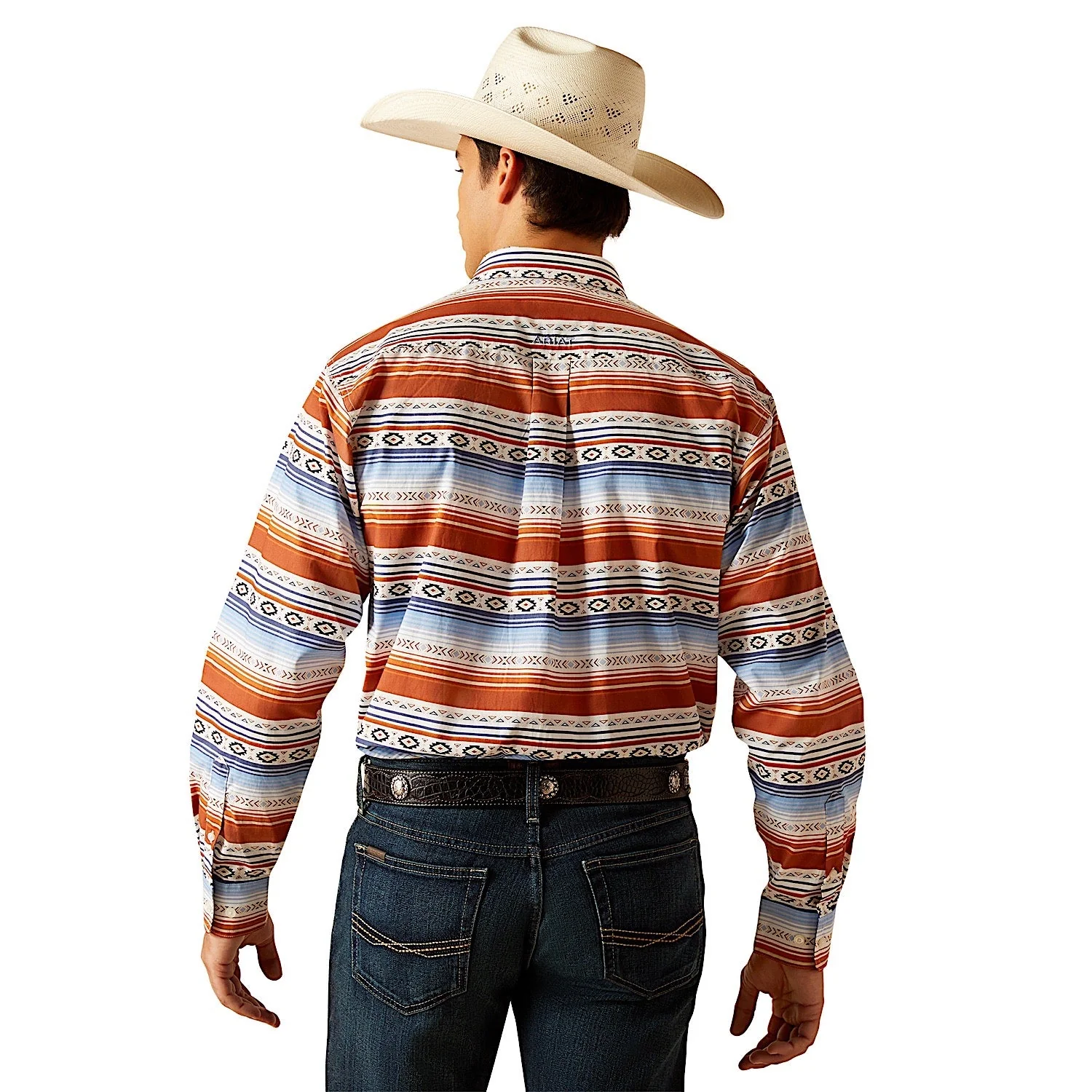 Ariat Men's Dexter Classic Fit Shirt - Jasper Stone - Image 2