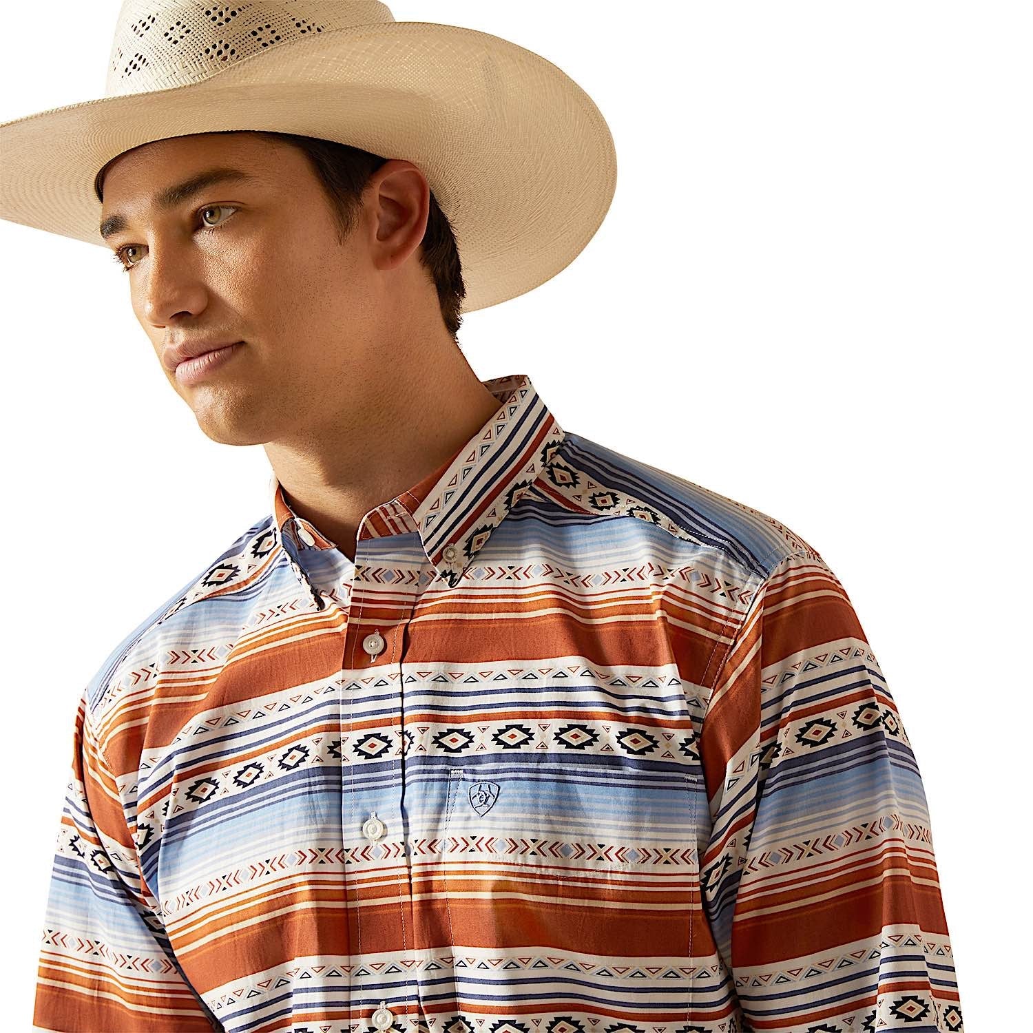 Ariat Men's Dexter Classic Fit Shirt - Jasper Stone - Image 3