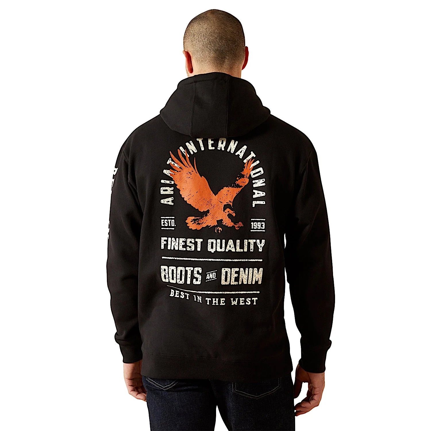 Ariat Men's Eagle Hoodie - Black