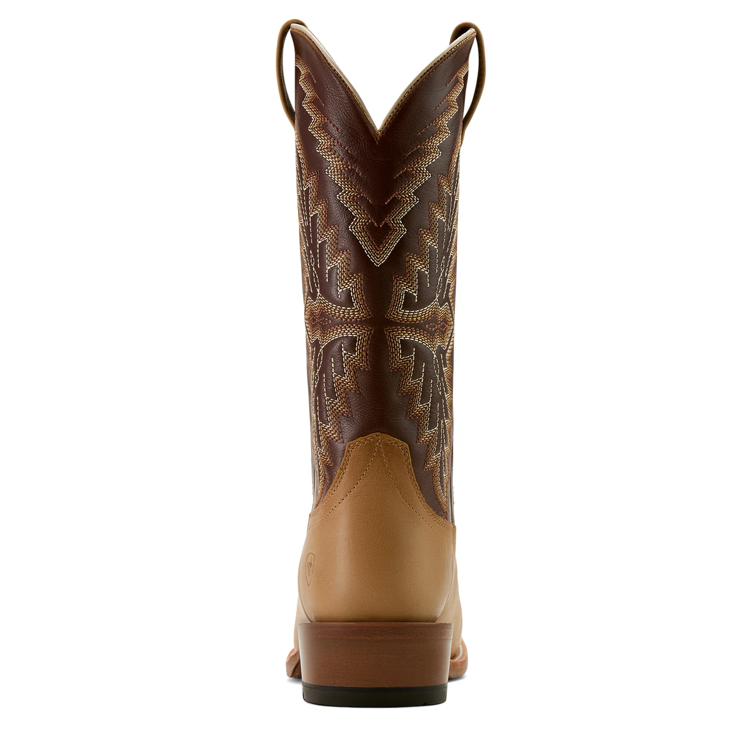 Ariat Men's Futurity Showman Western Boot - Flaxen Tan/Enduring Chocolate - Image 2
