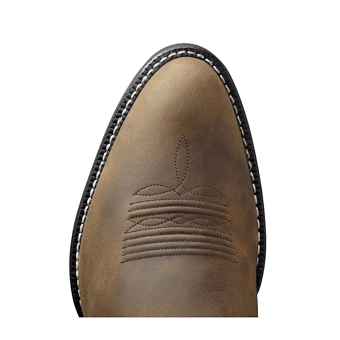 Ariat Men's Heritage Western R-Toe - Distressed Brown - Image 3