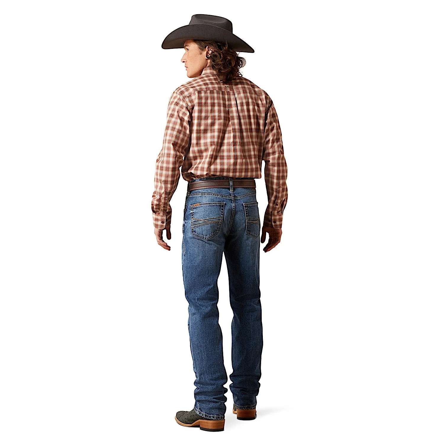Ariat Men's High Rise M7 Straight Jean - Rebel Livermore - Image 3