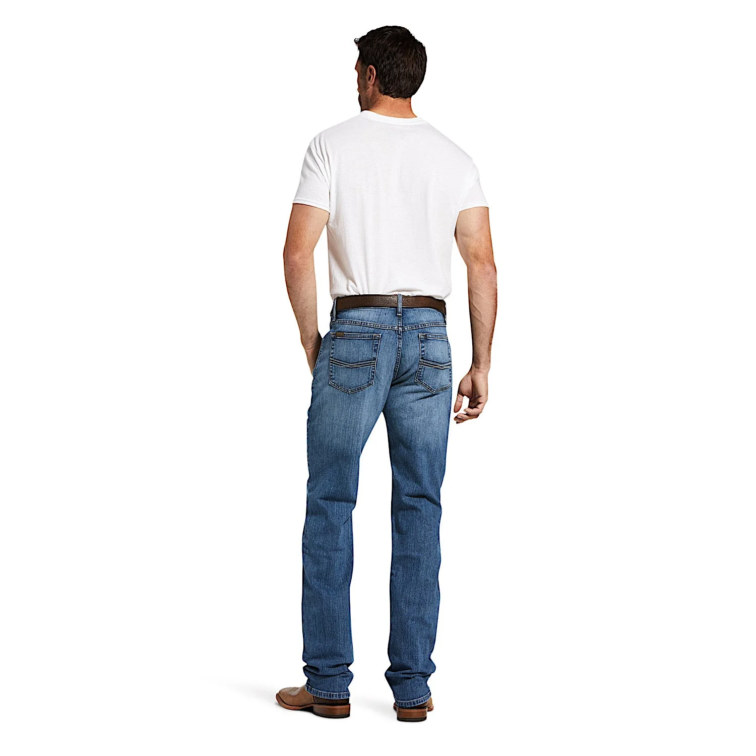 Ariat Men's M2 Stretch Relaxed Legacy Boot Cut Jeans - Brandon - Image 7
