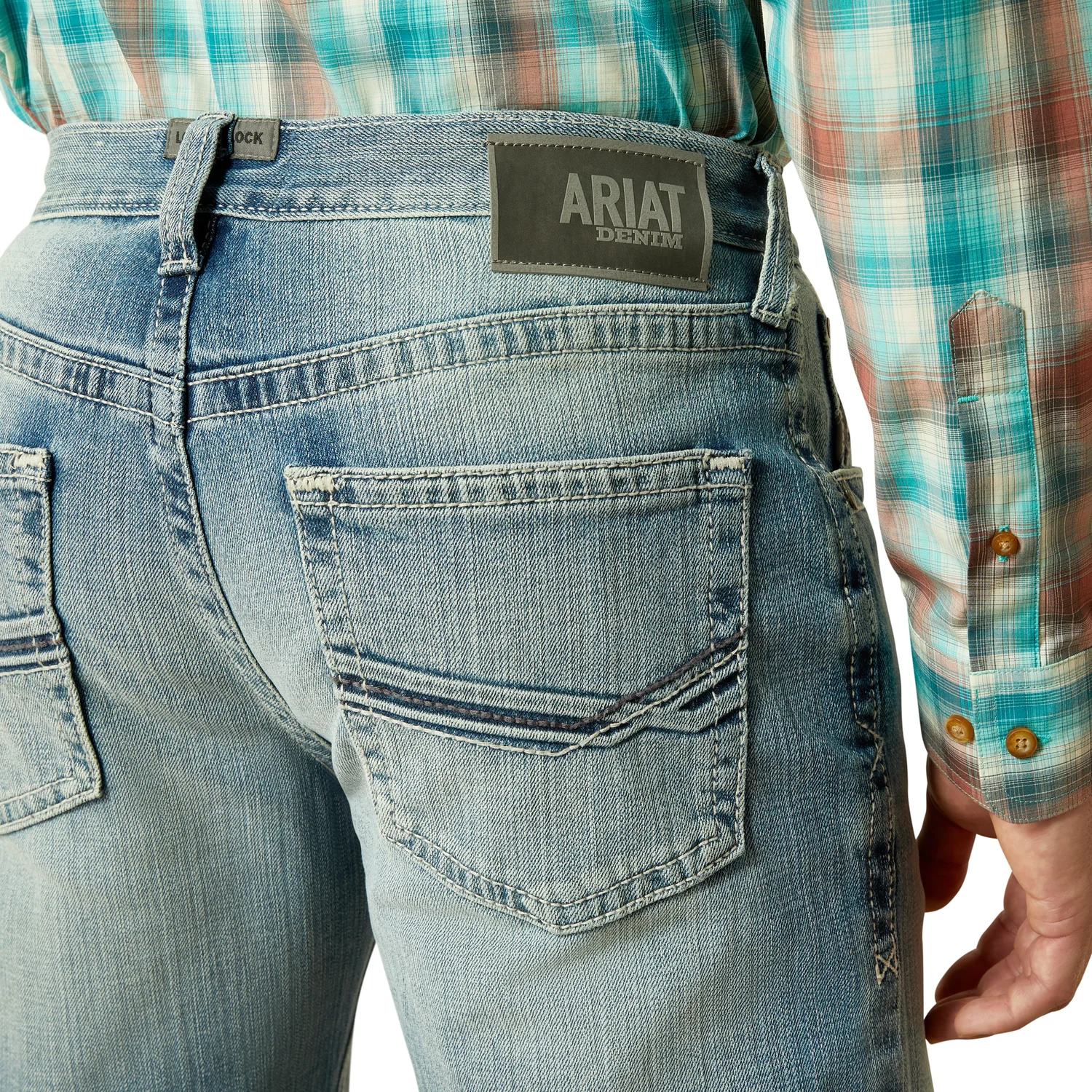 Ariat Men's M4 Boot Cut Jean Jean - Thomas Shasta - Image 3