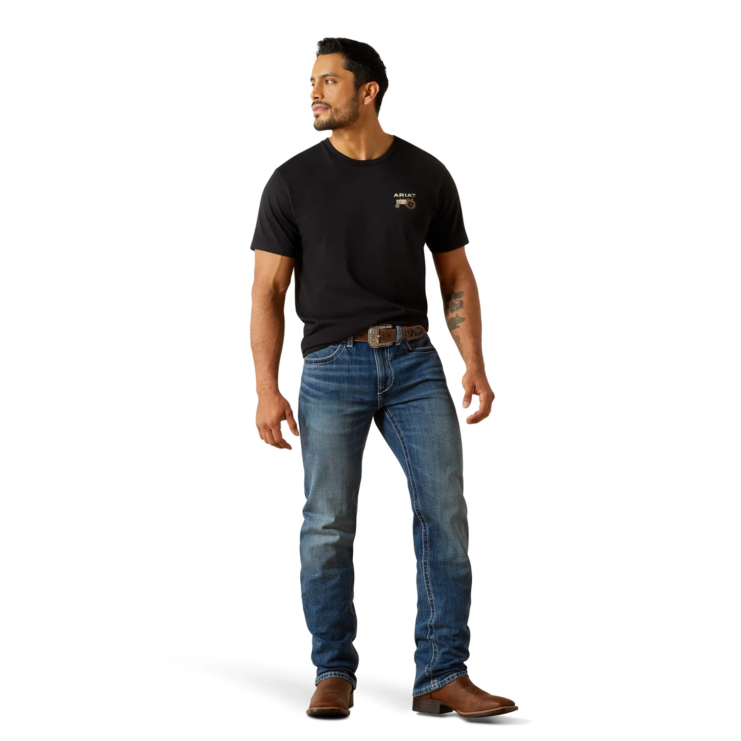 Ariat Men's M4 Straight Jean - August Terrence - Image 6