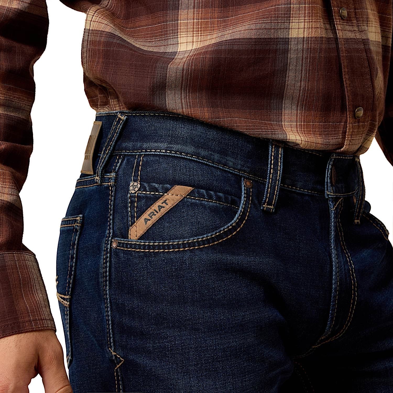 Ariat Men's M5 Acclimatise Straight Jean - Gideon Thatcher - Image 4
