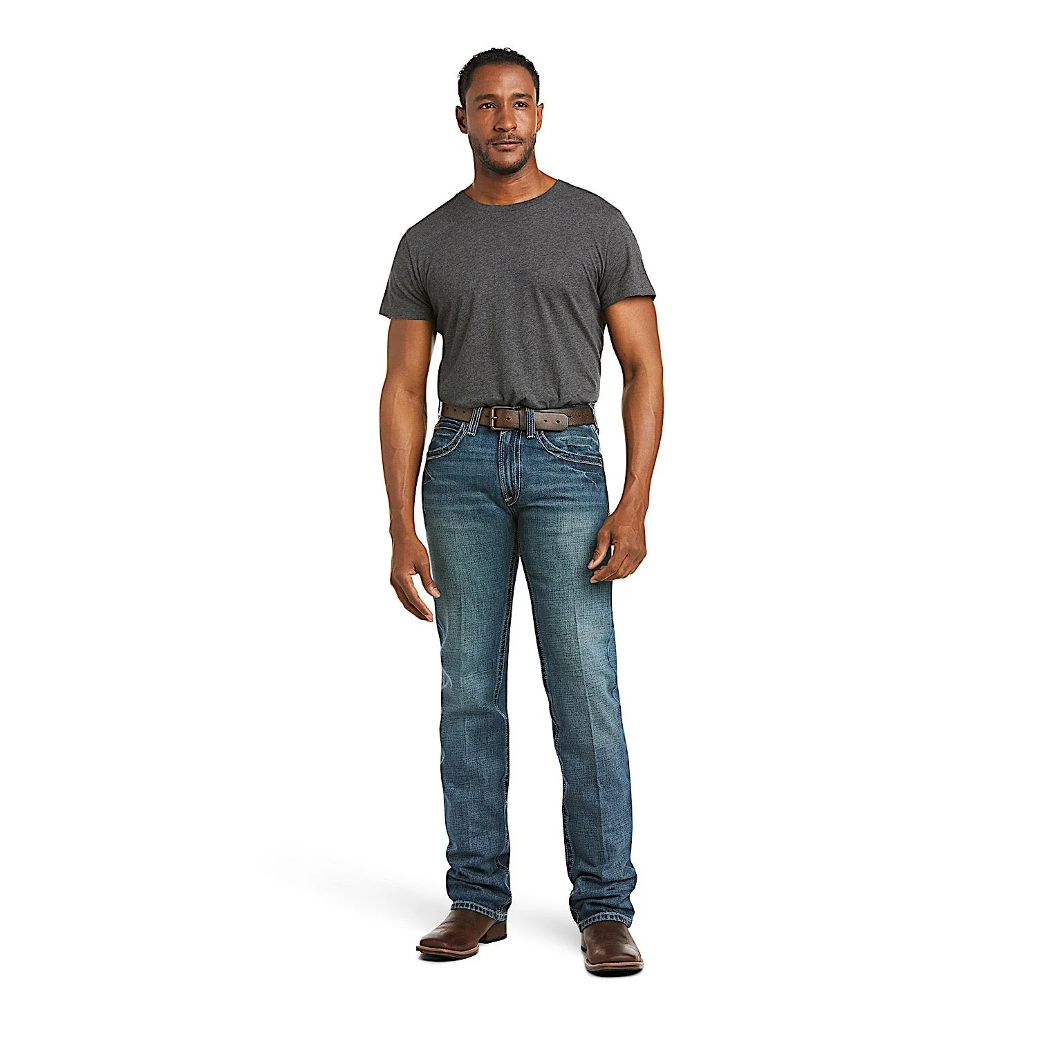 Ariat Men's M5 Boundary Slim Straight Leg Jeans - Gulch - Image 3