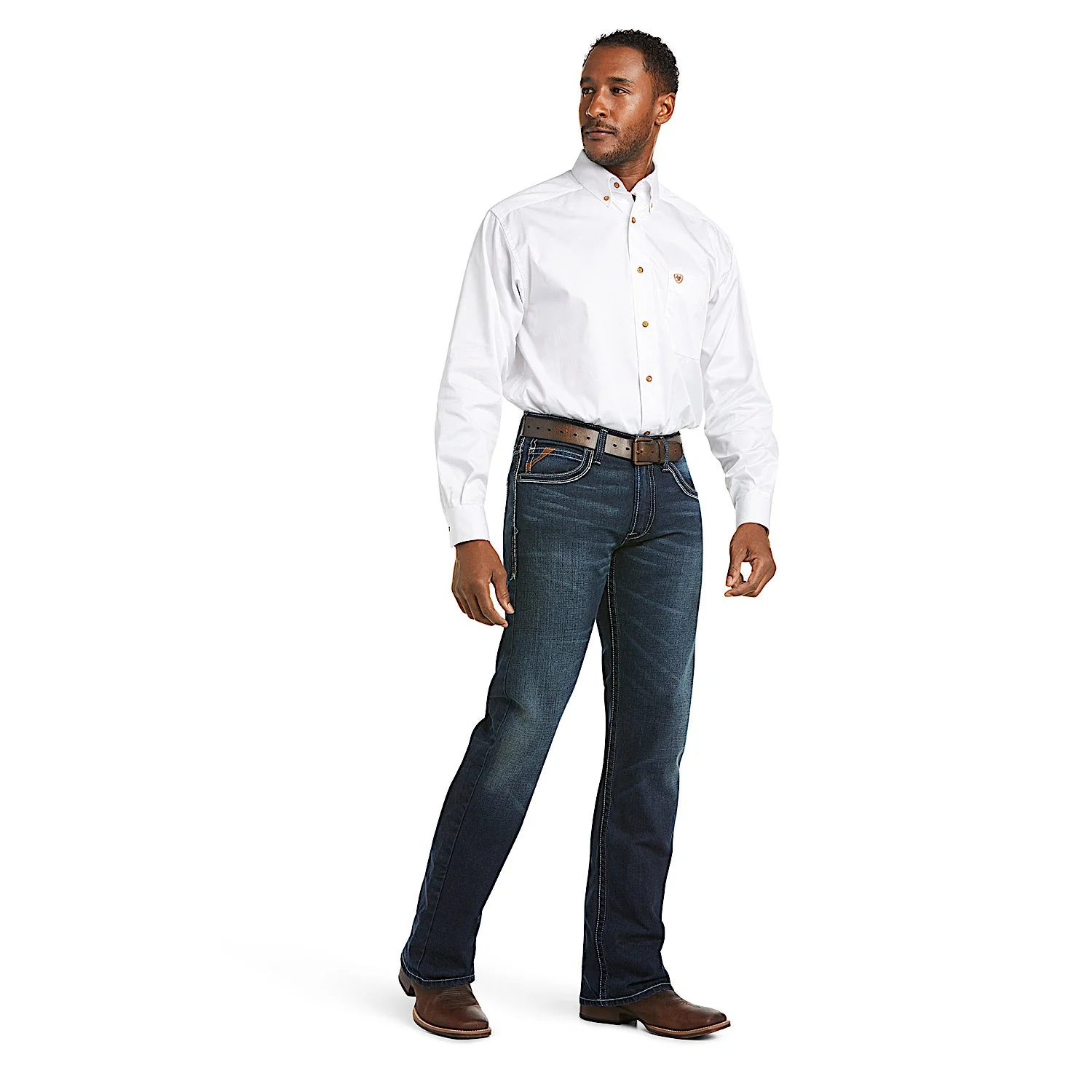 Ariat Men's M5 Slim Stretch Coltrane Stackable Straight Leg Jean - Nightingale - Image 3