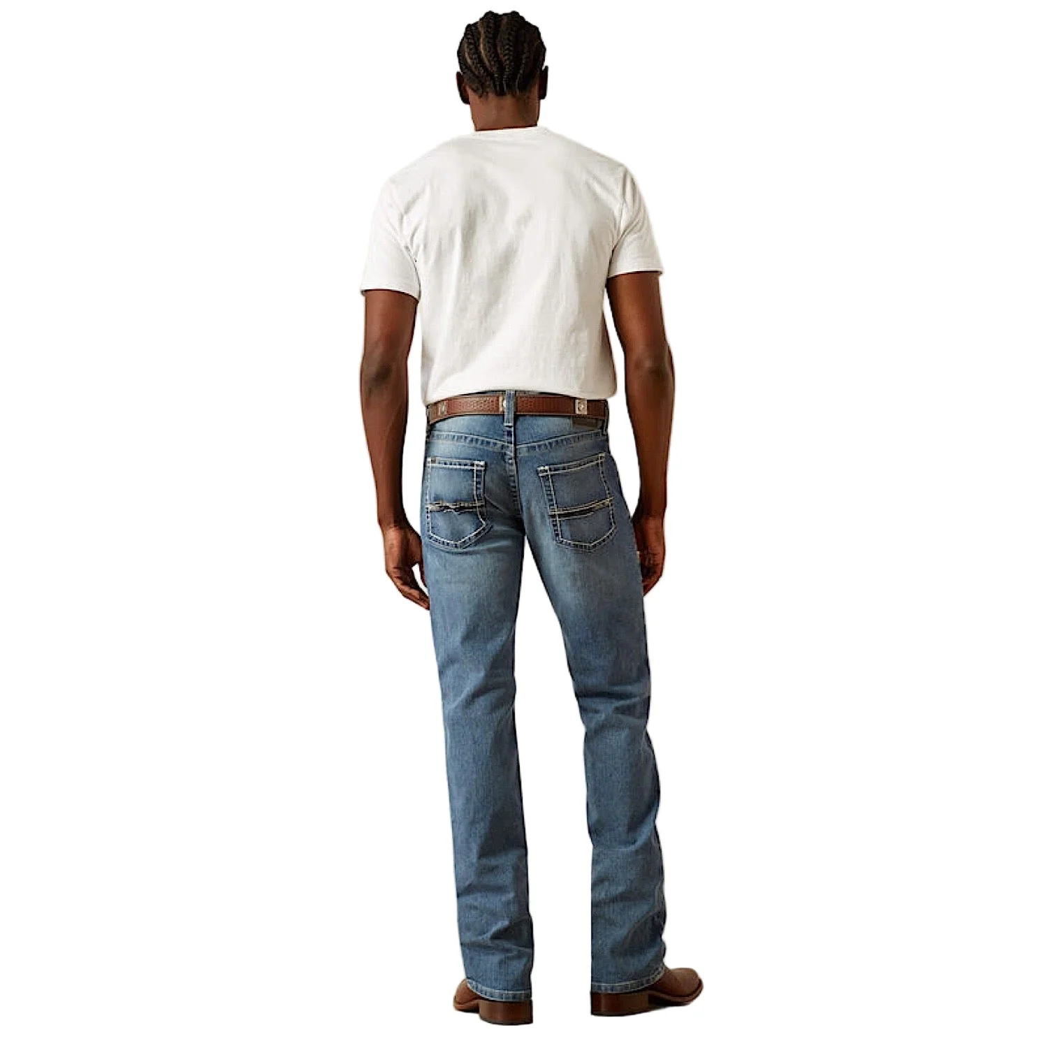 Ariat Men's M5 Straight Forrest Straight Leg Jeans - Clarence - Image 2