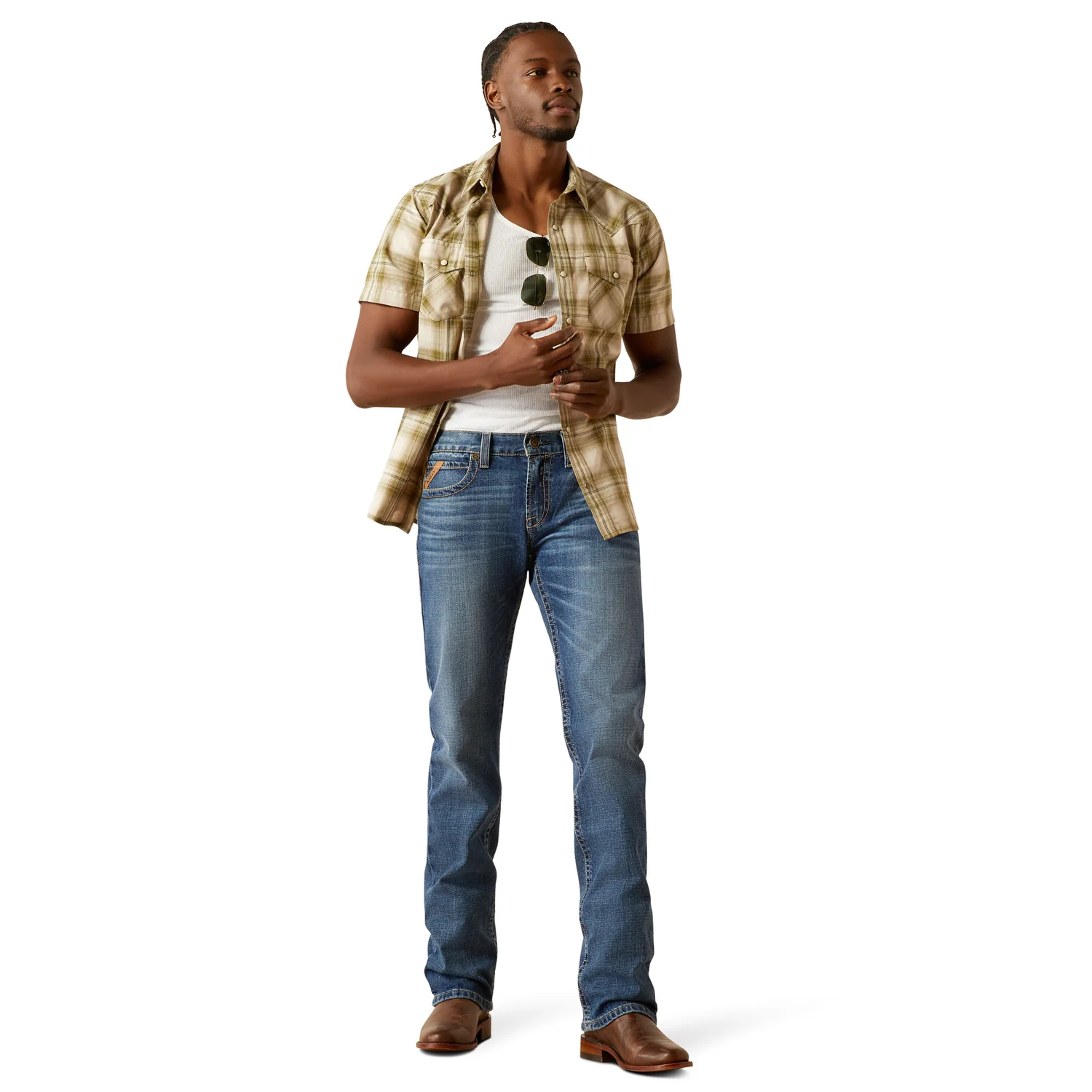 Ariat Men's M7 Slim Travis Straight Leg Jeans - Heath