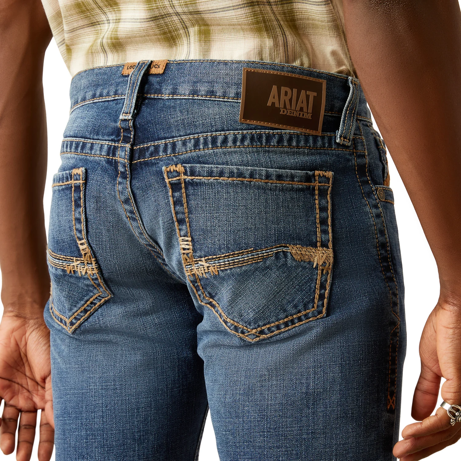 Ariat Men's M7 Slim Travis Straight Leg Jeans - Heath - Image 4