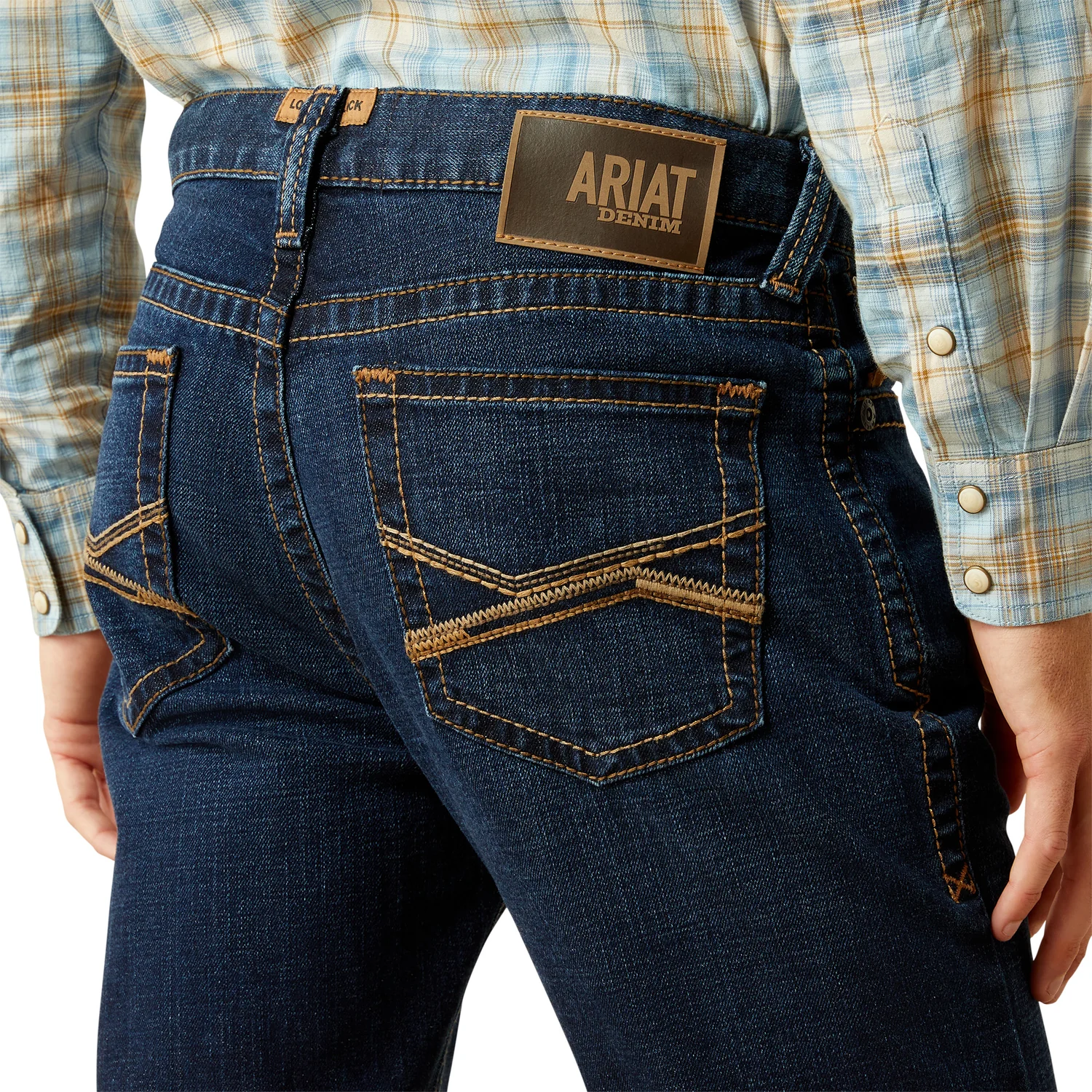 Ariat Men's M8 Modern Shawn Slim Leg Jeans - Brenham - Image 4