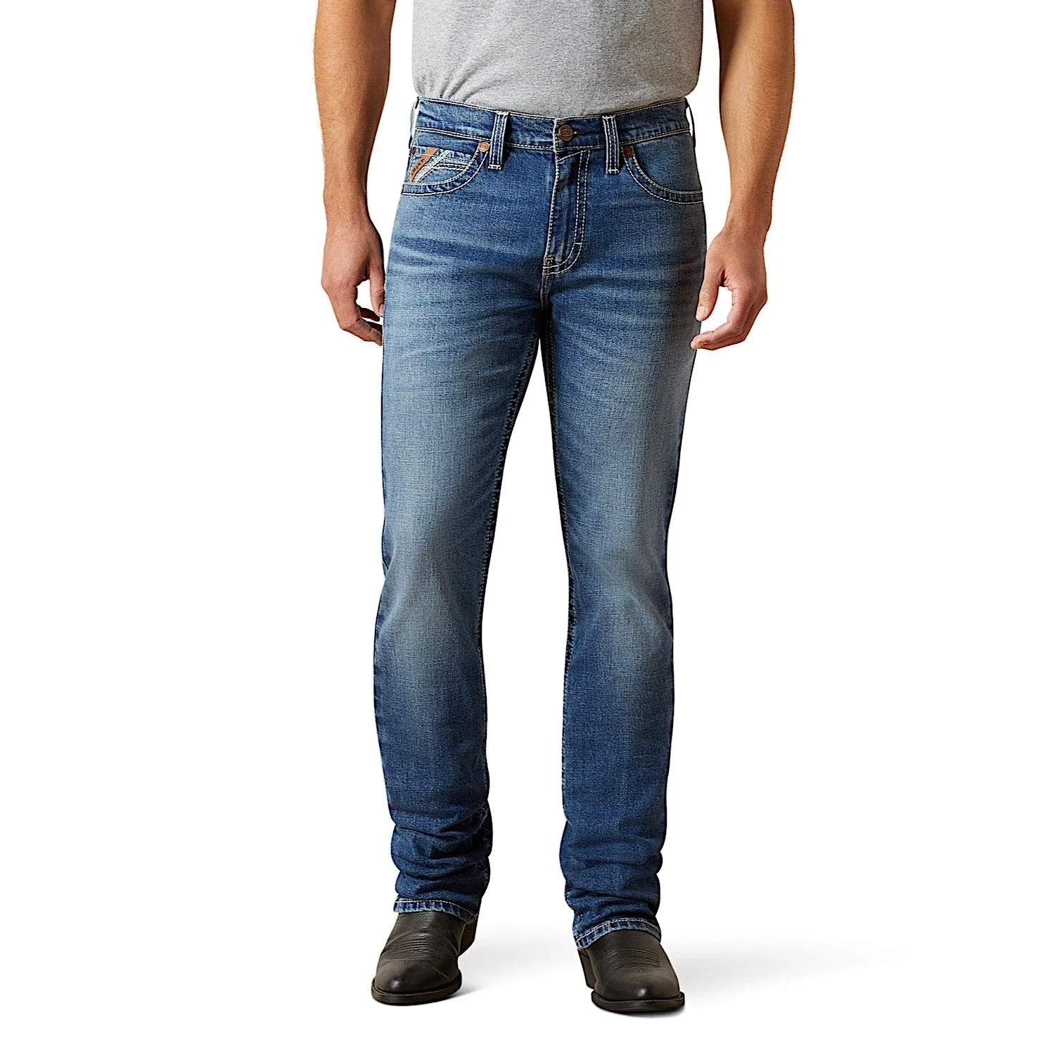 Ariat Men's M8 Modern Straight Jean - Dean Zane - Image 2