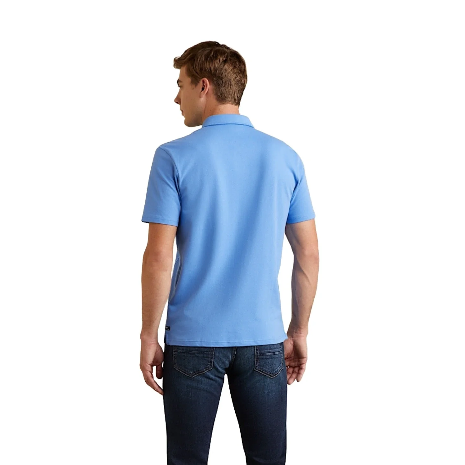 Ariat Men's Medal Polo Light Blue - Image 2
