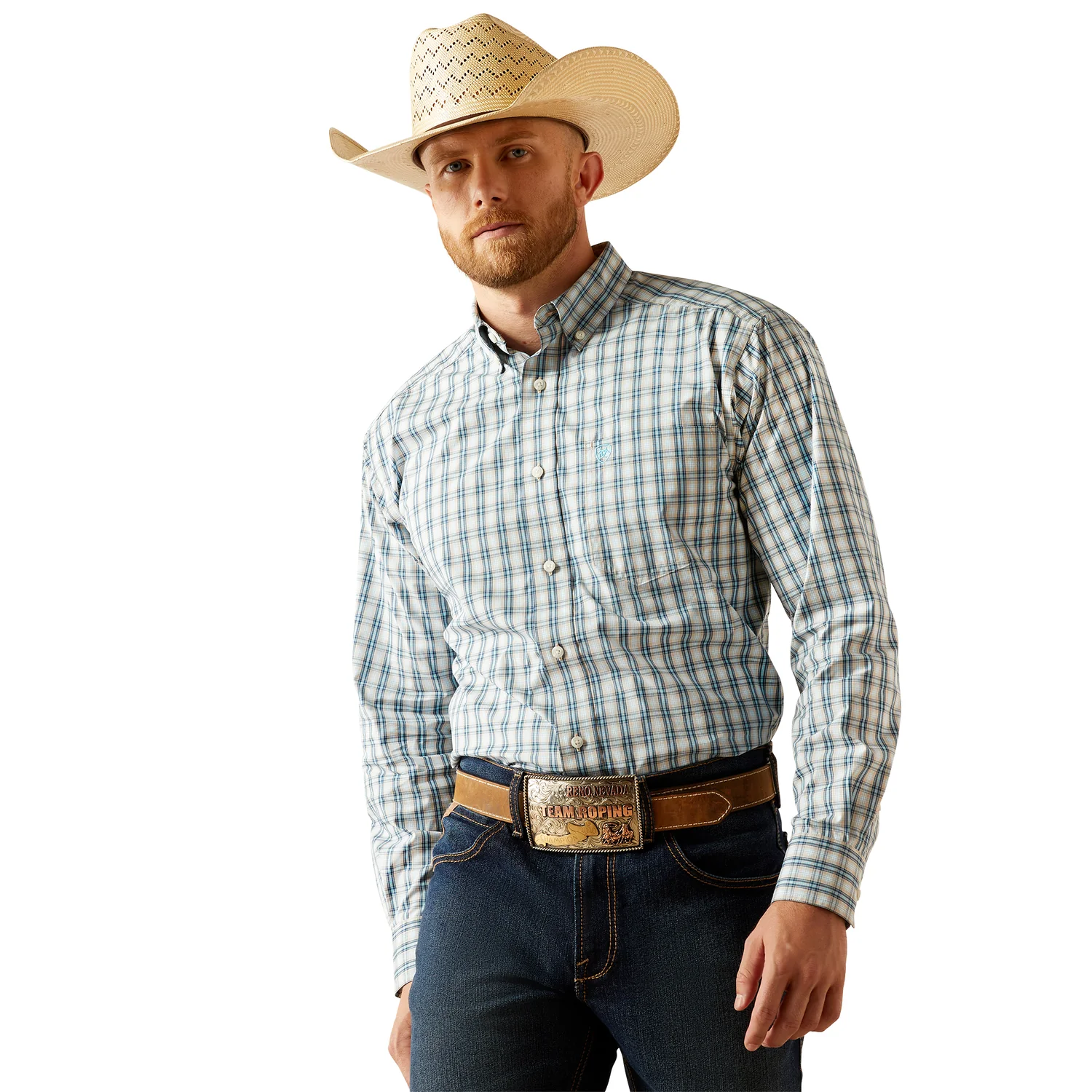 Ariat Men's Pro Series Shelton Shirt - Khaki