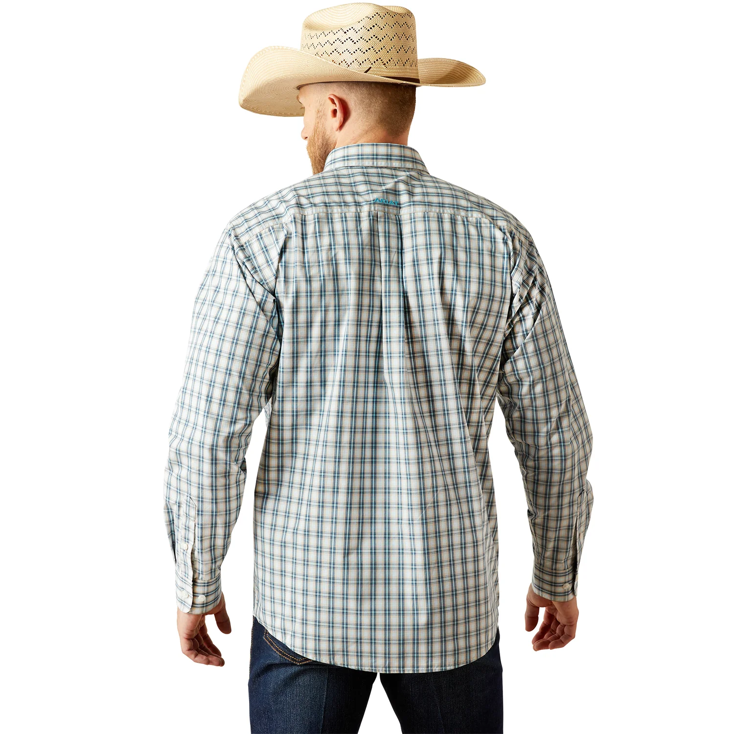 Ariat Men's Pro Series Shelton Shirt - Khaki - Image 2
