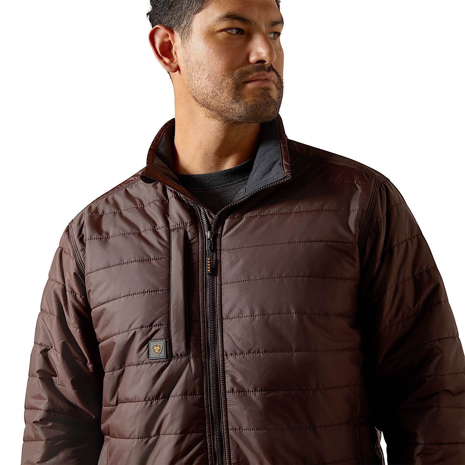 Ariat Men's Rebar Cordura Ripstop Lightweight Insulated Jacket - Mole - Image 4