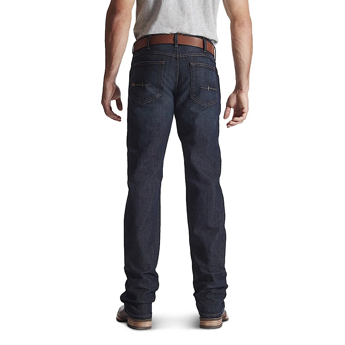 Ariat Men's Rebar M5 Durastretch Basic Slim Fit Straight Leg Jean Blackstone - Image 2