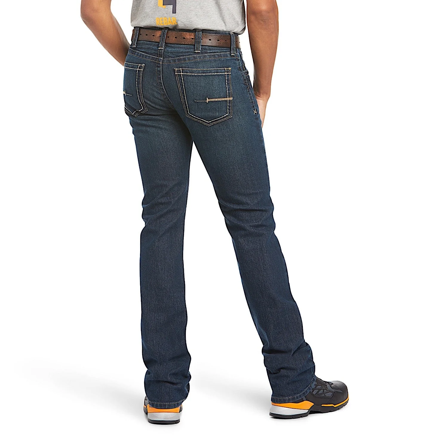 Ariat Men's Rebar M7 DuraStretch Edge Stackable Straight Leg Jean - Bodie - Image 2