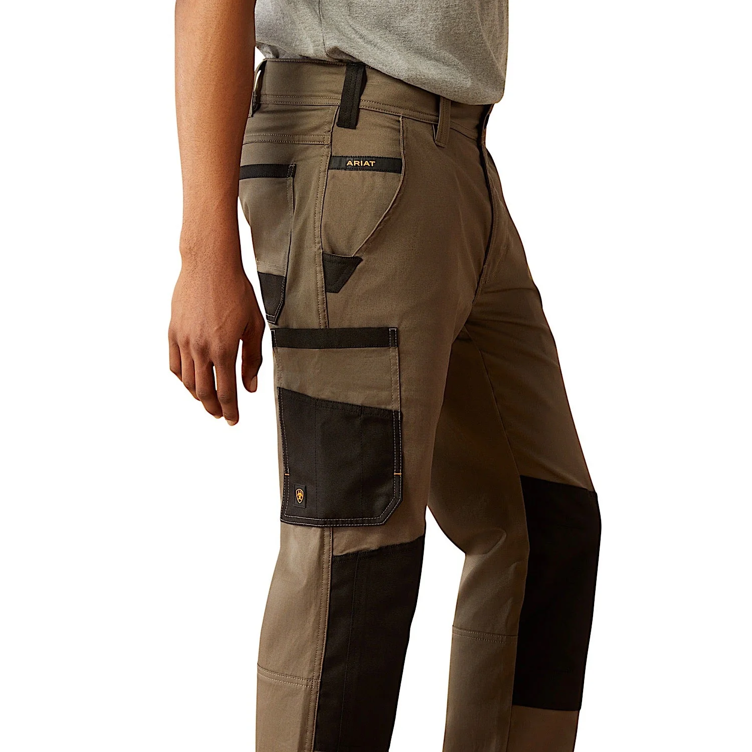 Ariat Men's Rebar M8 Modern Utility Pant - Fox Hunter - Image 4