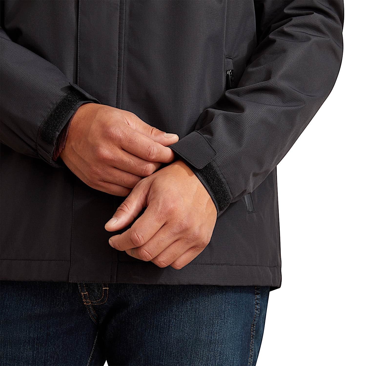 Ariat Men's Rebar Stormshell H20 Jacket - Black - Image 7