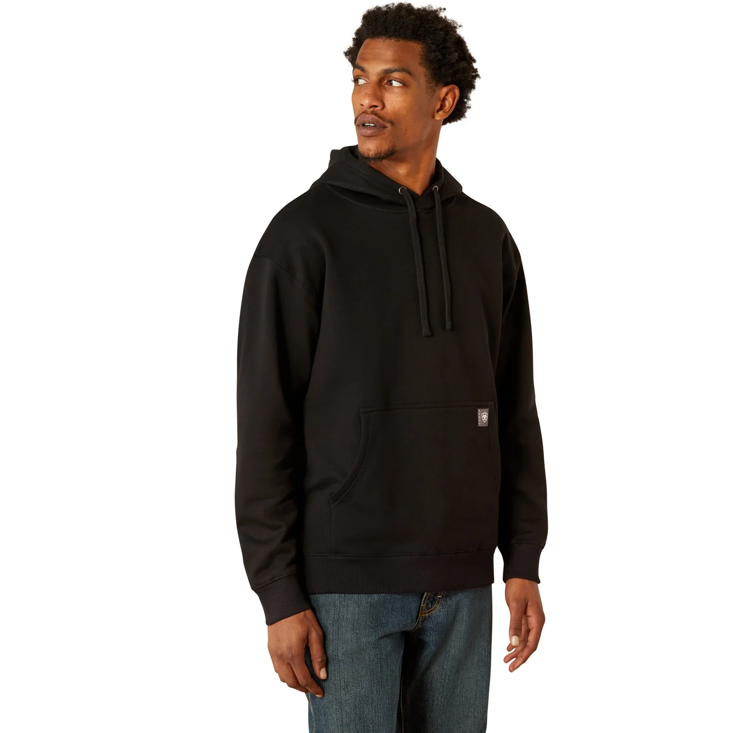 Ariat Men's Rebar Workman Hardhead Hoodie - Black - Image 2