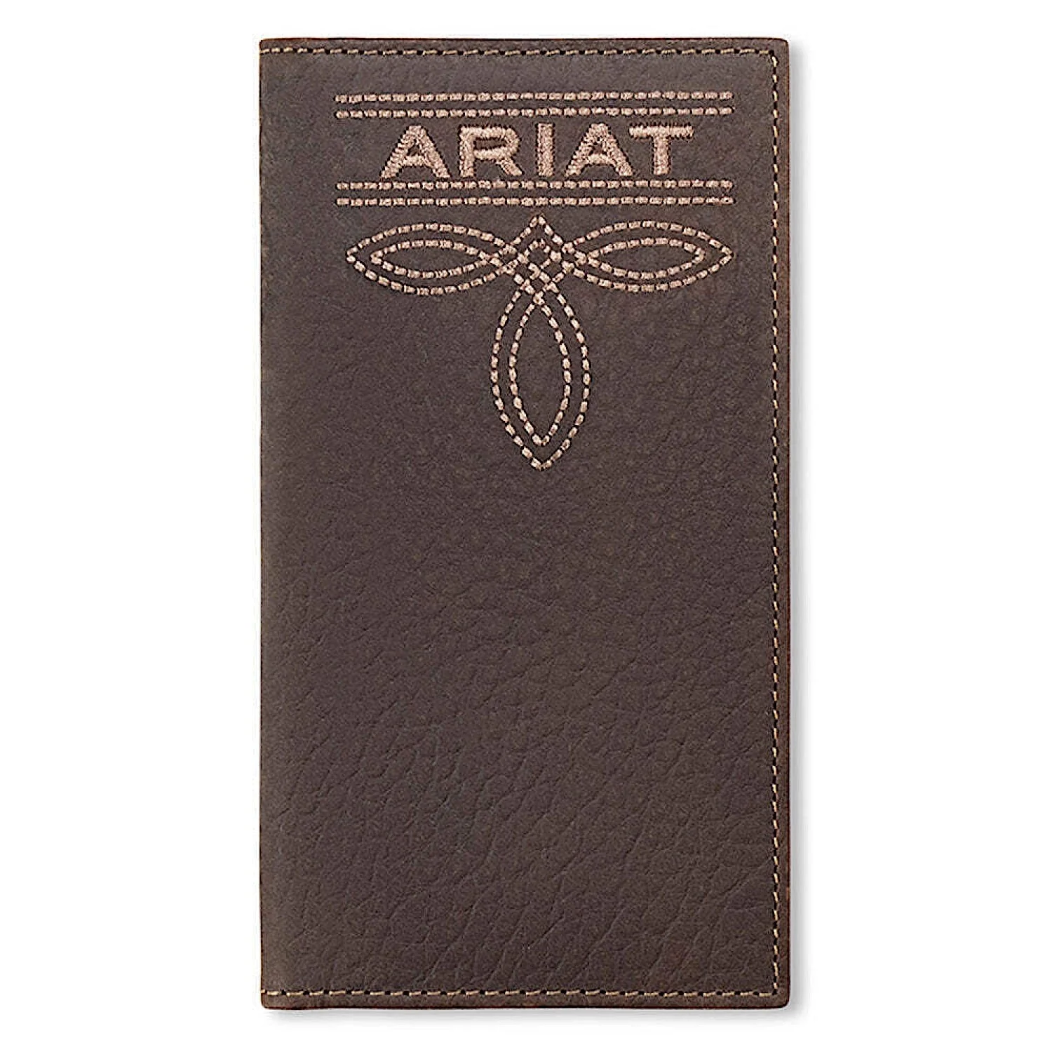 Ariat Men's Rodeo Style Wallet Bug Stitch - Brown