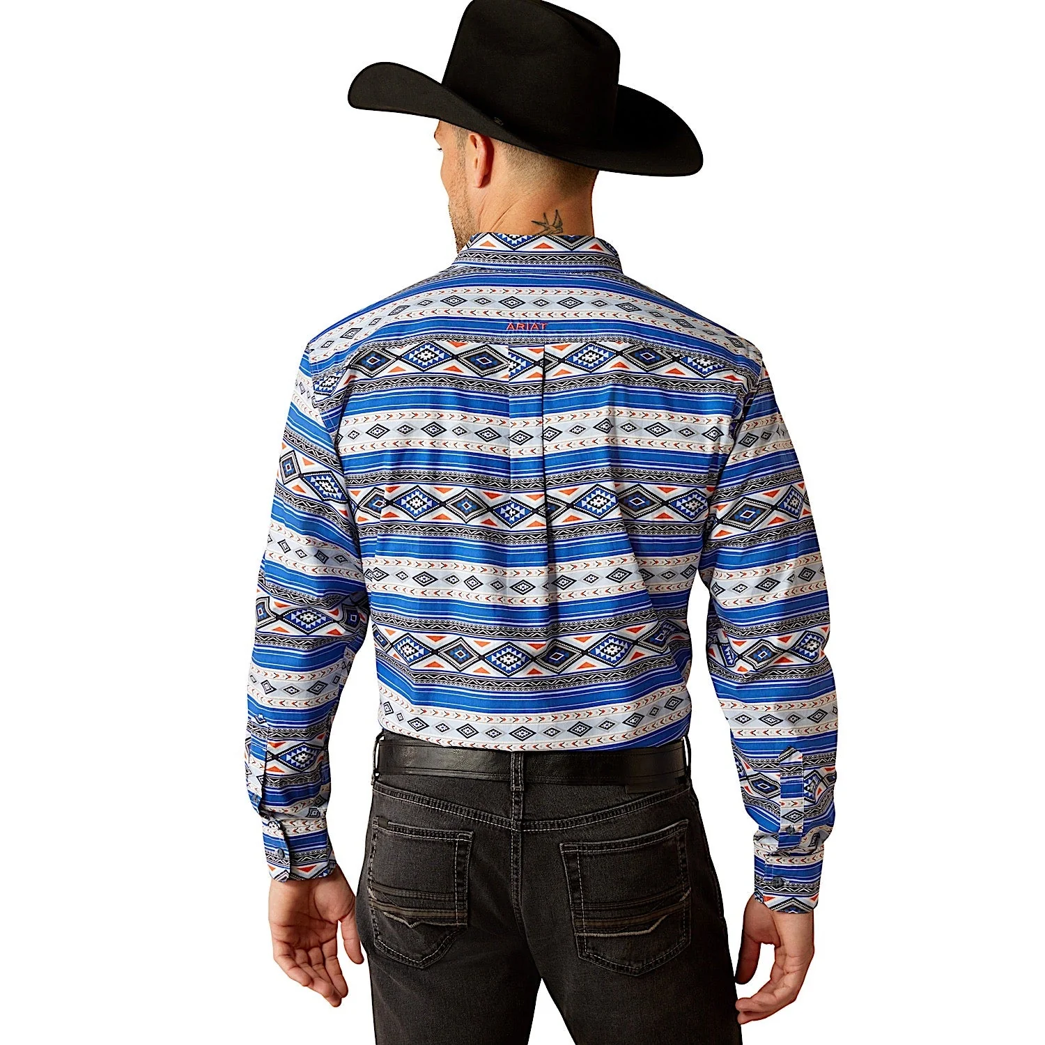 Ariat Men's Ryder Shirt - Royal Blue - Image 2