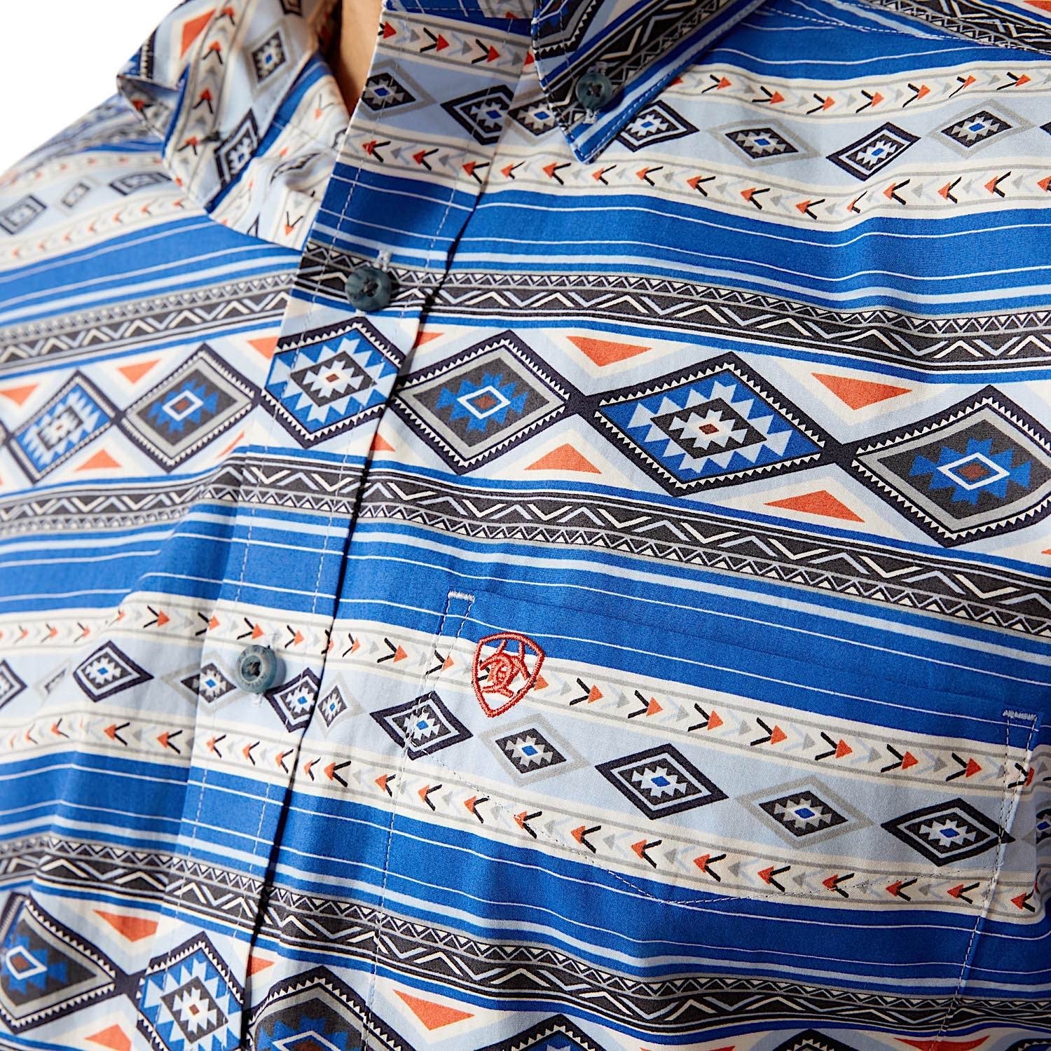 Ariat Men's Ryder Shirt - Royal Blue - Image 3