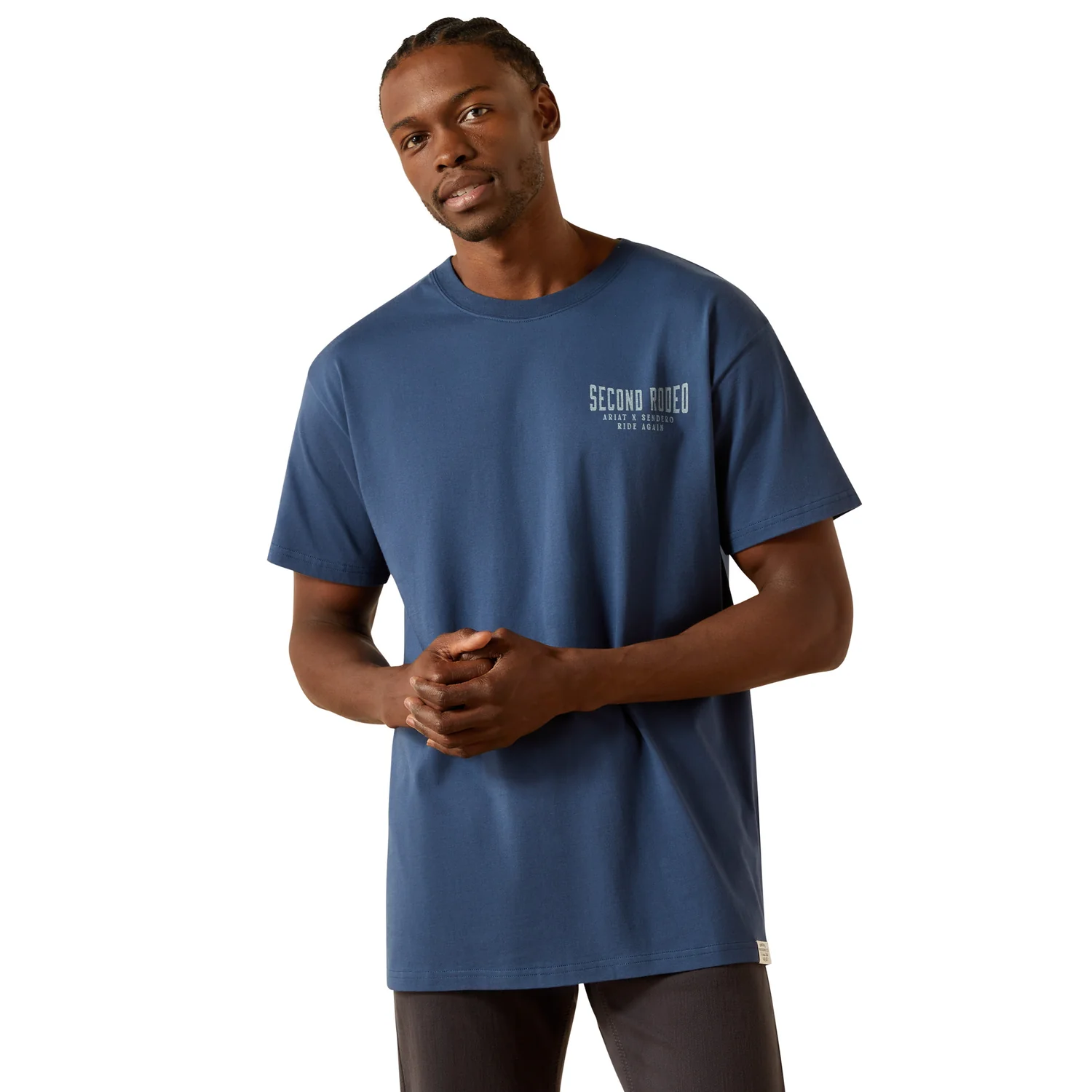 Ariat Men's Sendero Second Rodeo Tee - Dark Denim