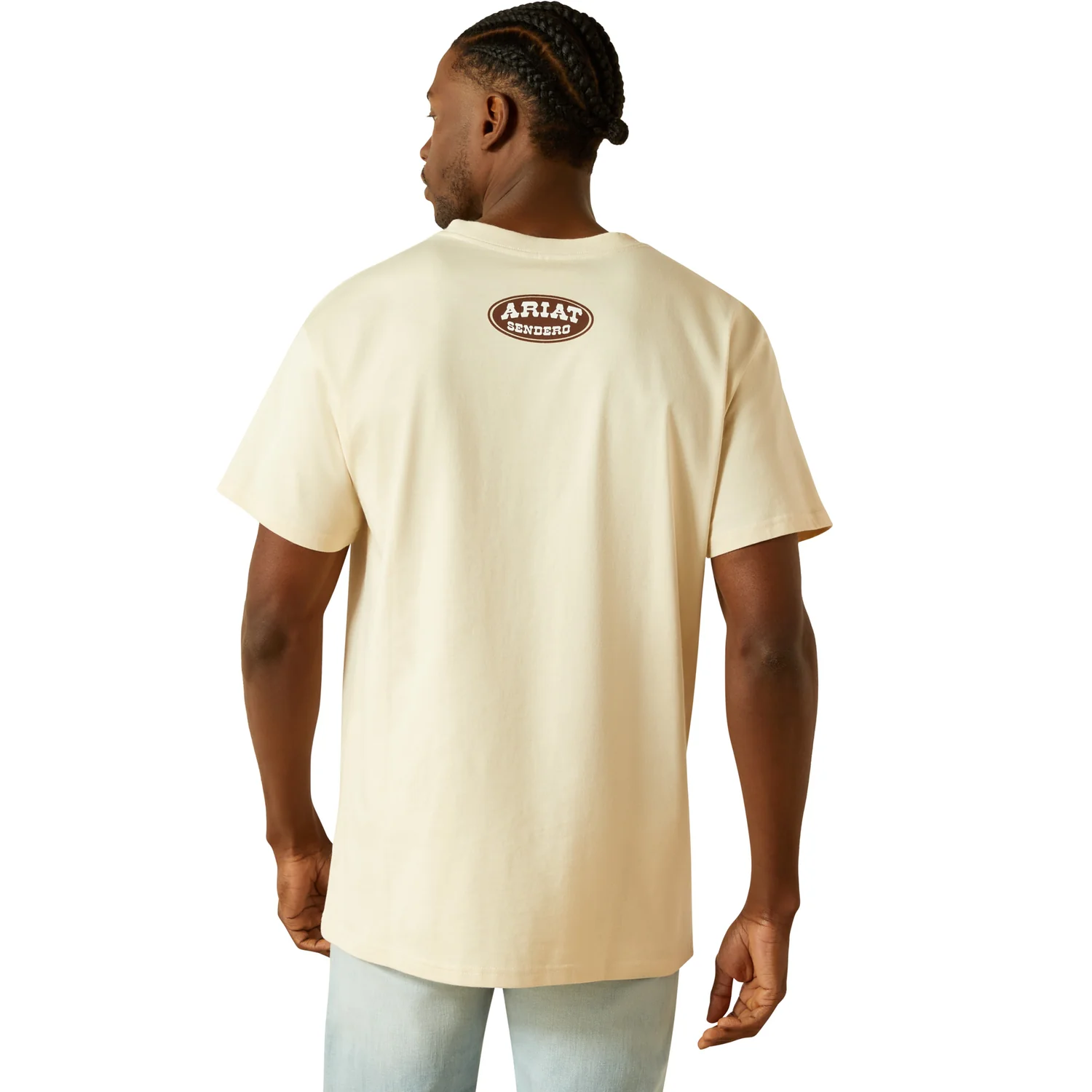 Ariat Men's Sendero Slow Horses Tee - Sandshell - Image 2