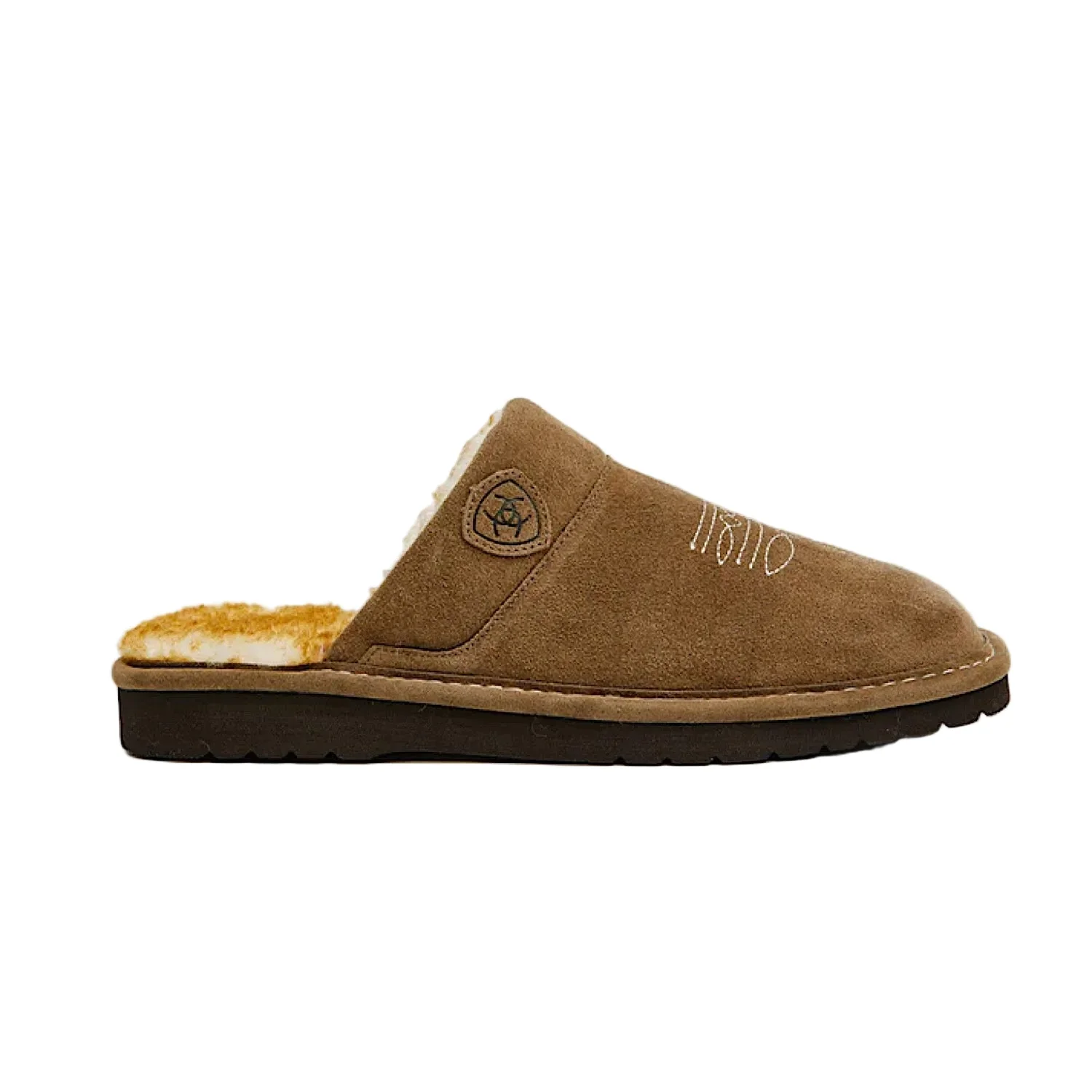 Ariat Men's Silversmith Square Toe Slipper - Stone - Image 2