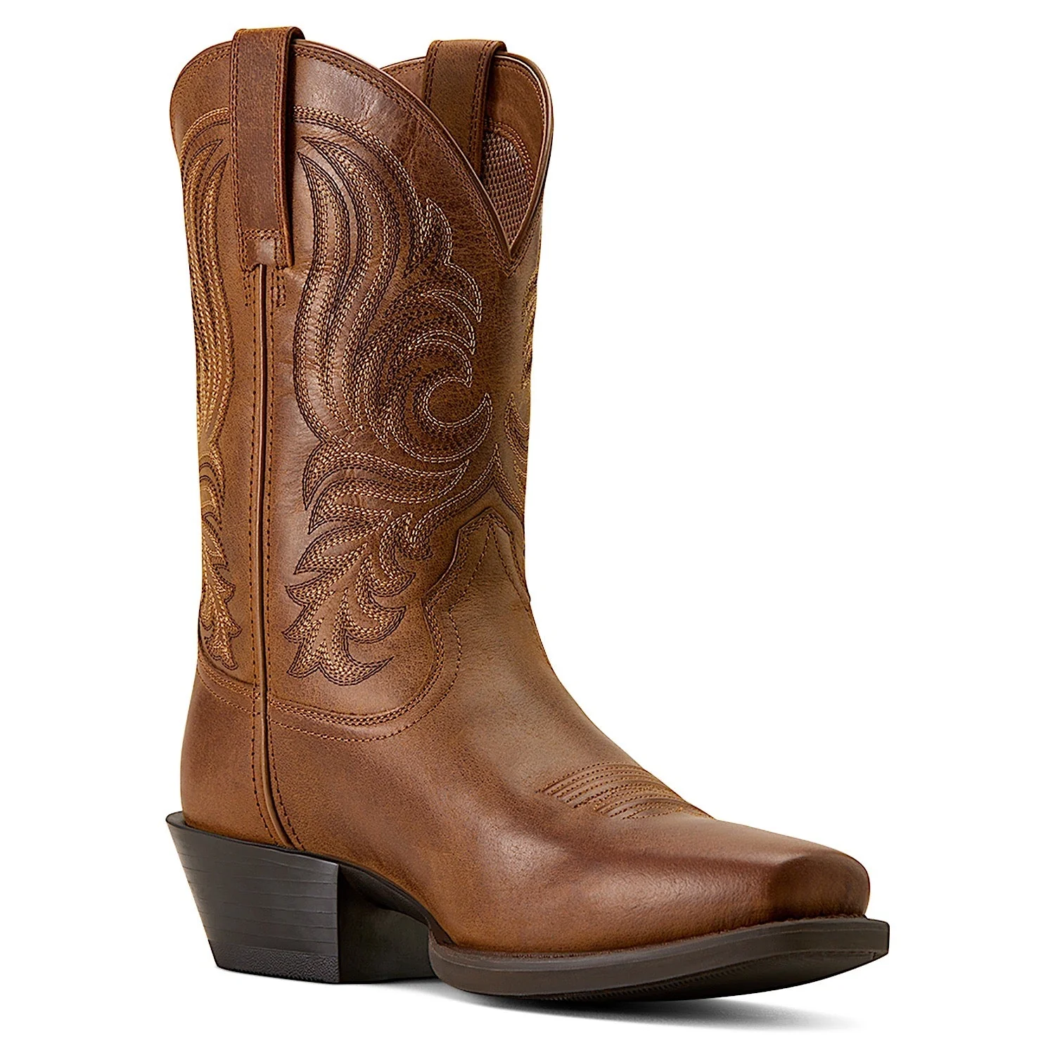 Ariat Men's Sport Lawman Square Toe Cowboy Boot - Georgia Clay - Image 6