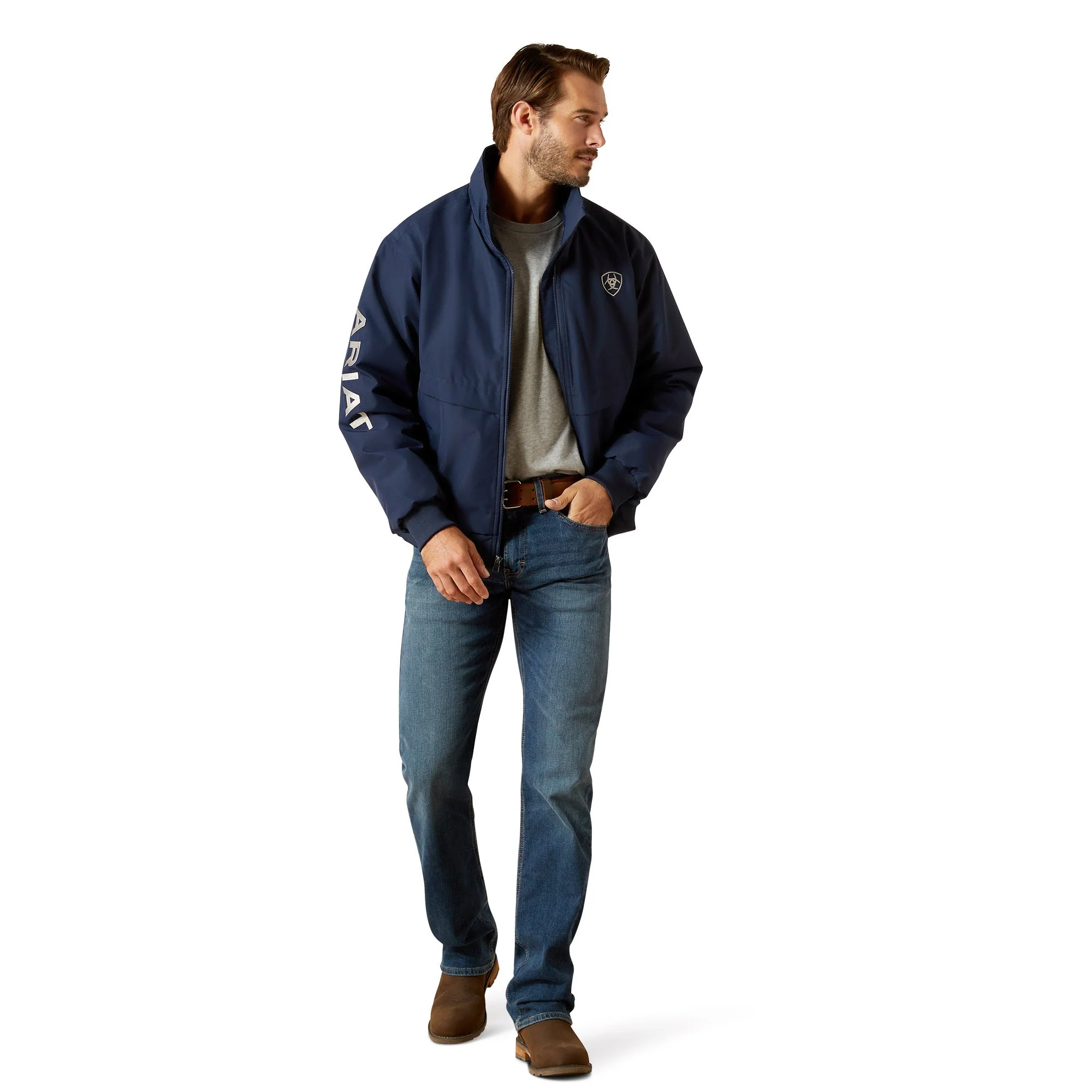 Ariat Men's Stable 2.0 Insulated Jacket - Navy - Image 3